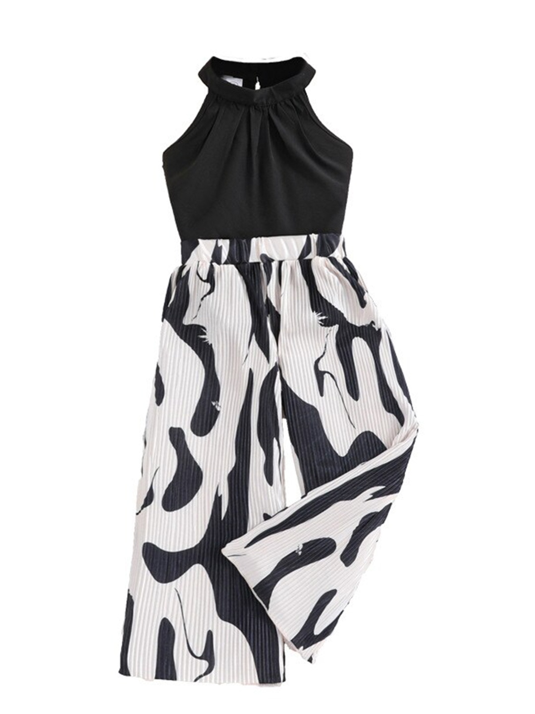 

StyleCast Girls Black & White Printed Top With Palazzos