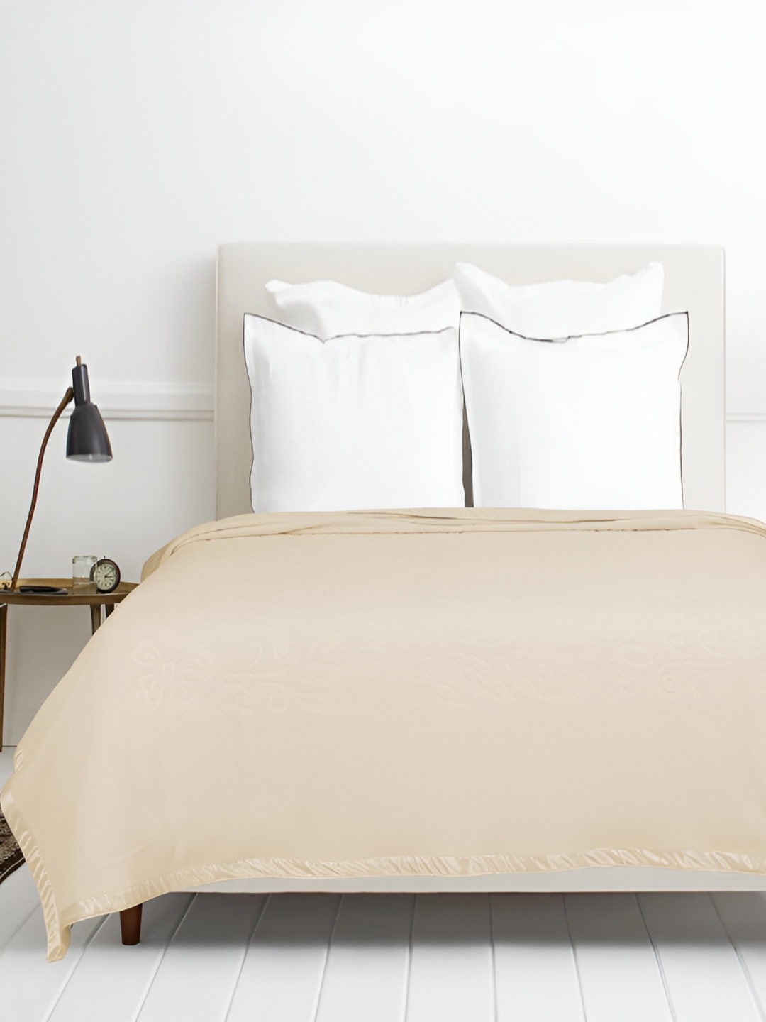 

bsb home Beige Fleece AC Room 210 GSM Single Bed Blanket