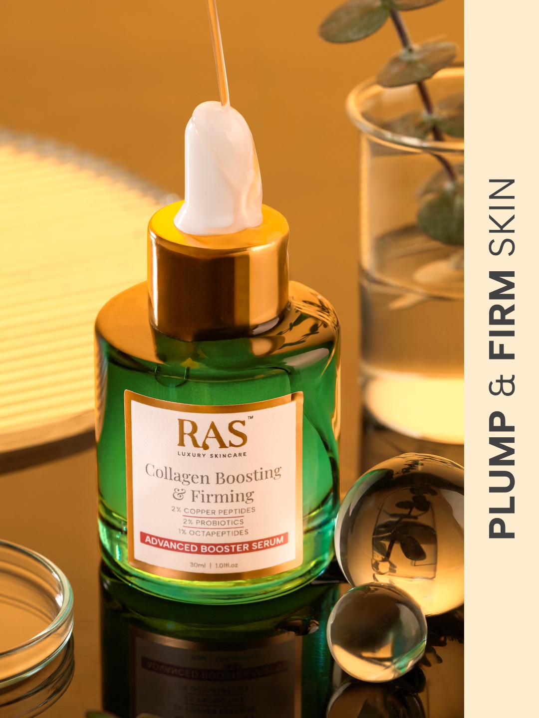 

RAS LUXURY OILS Collagen Boosting & Firming Advanced Serum, Transparent