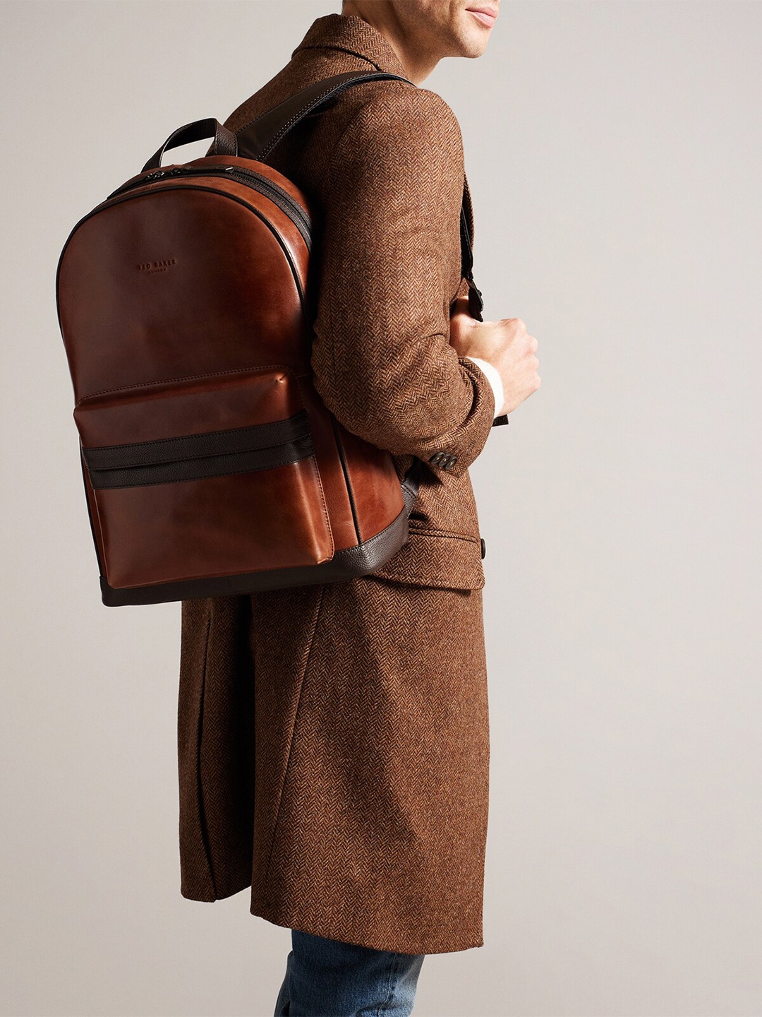 

Ted Baker Men Brown Backpack
