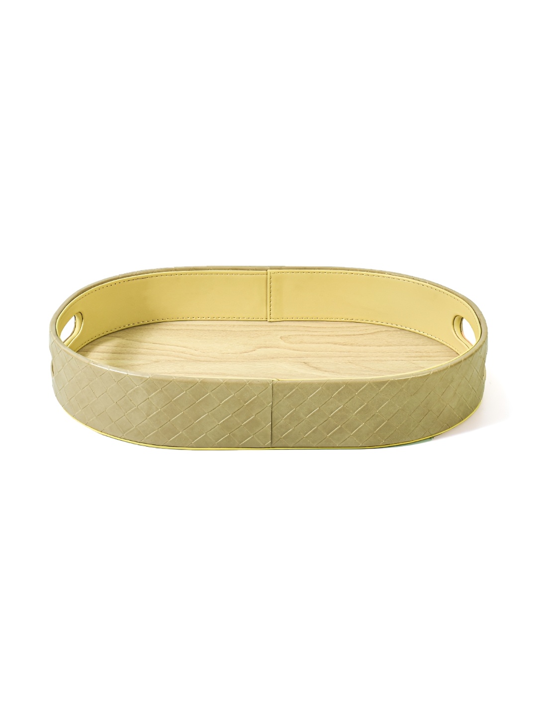

ICHKAN Cream Wooden Small Serving Tray