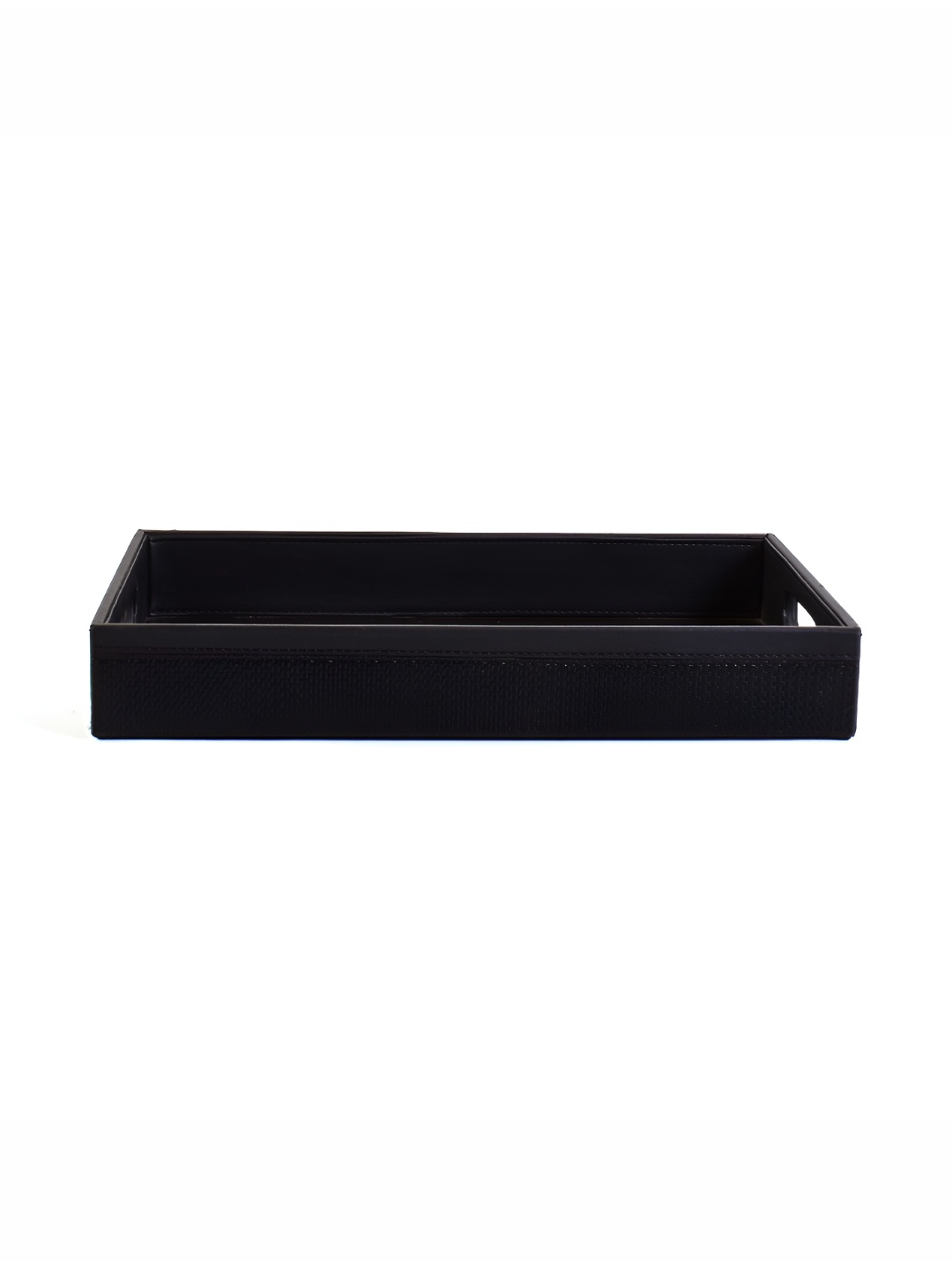 

ICHKAN Black Textured Small Wooden Tray