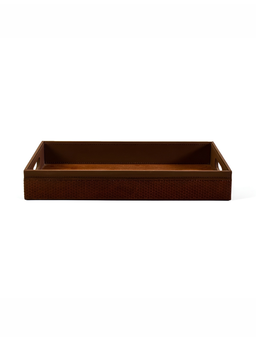 

ICHKAN Rubix Brown Rectangle Large Tray