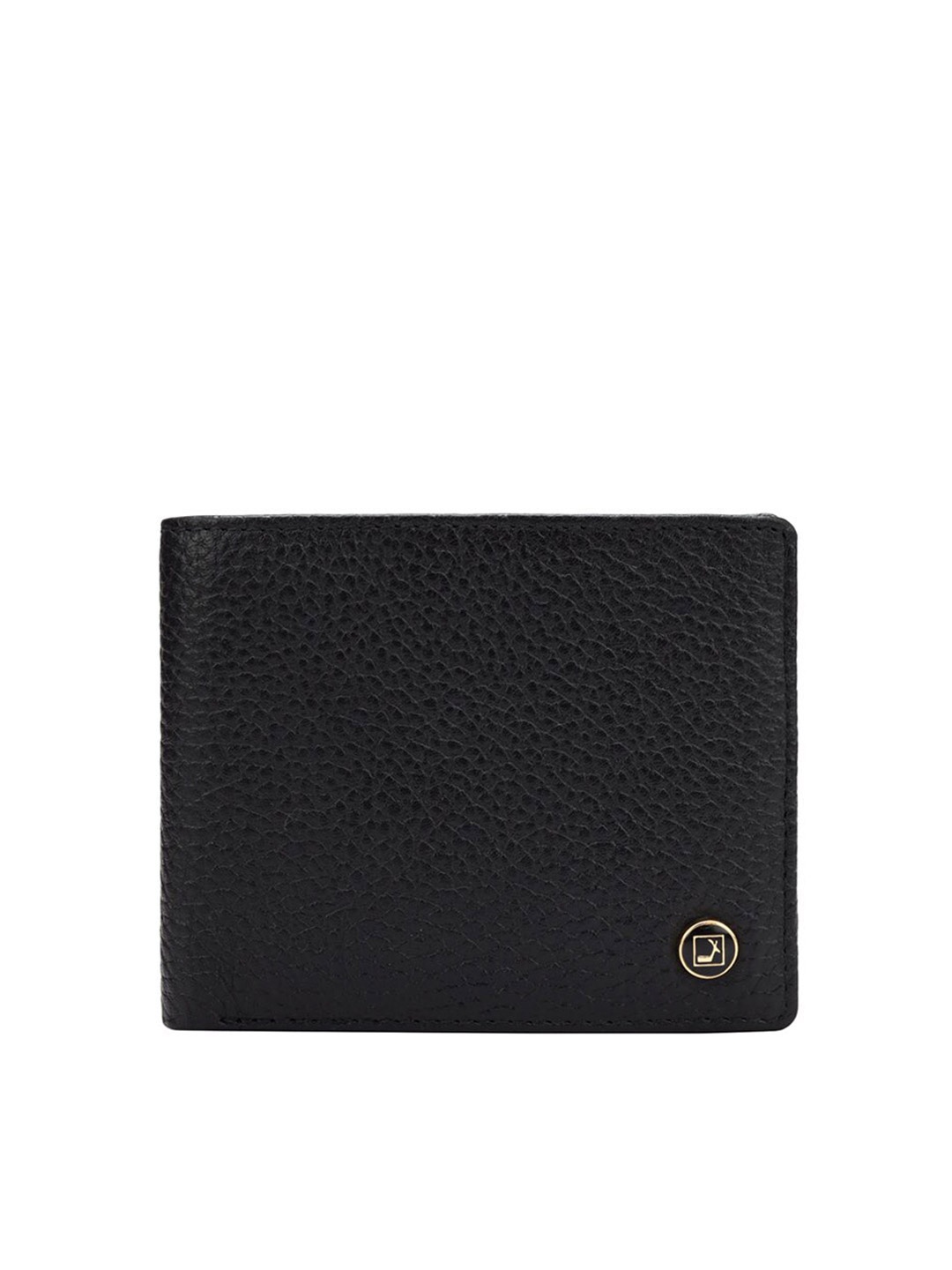 

Da Milano Men Leather Two Fold Wallet, Black