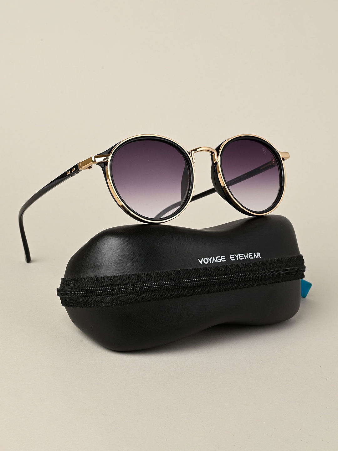 

Voyage Unisex Round Sunglasses with UV Protected Lens 8531MG5206, Grey