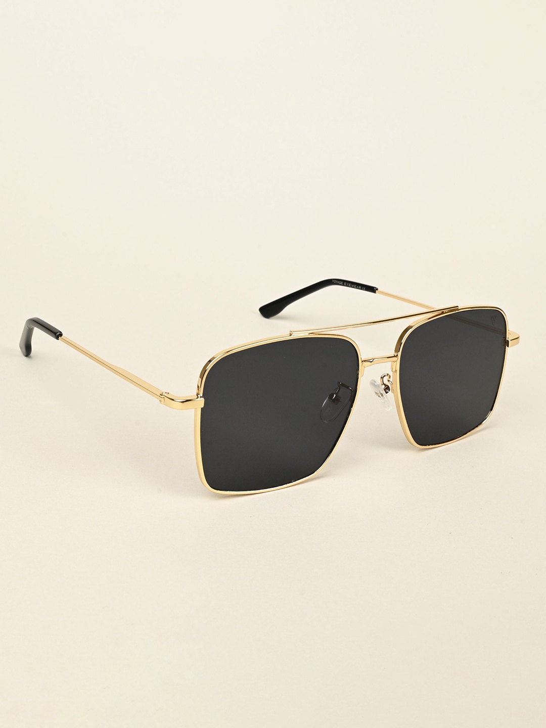 

Voyage Unisex Aviator Sunglasses with UV Protected Lens B80507MG5178, Black