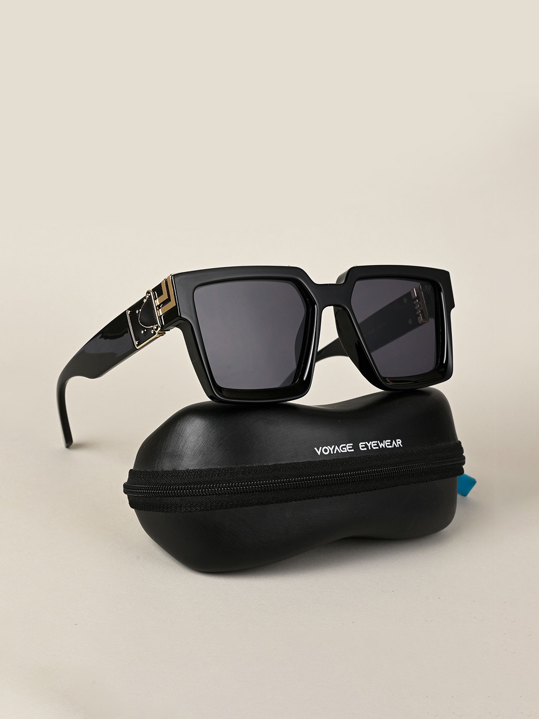 

Voyage Unisex Wayfarer Sunglasses with UV Protected Lens-86229MG5174, Black