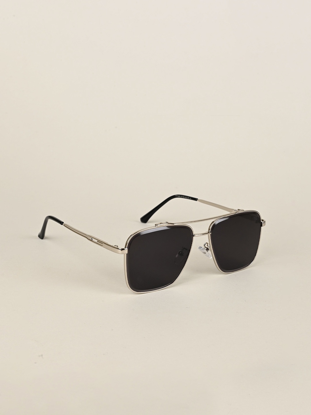 

Voyage Unisex Square Sunglasses with UV Protected Lens-B80580MG5184, Black