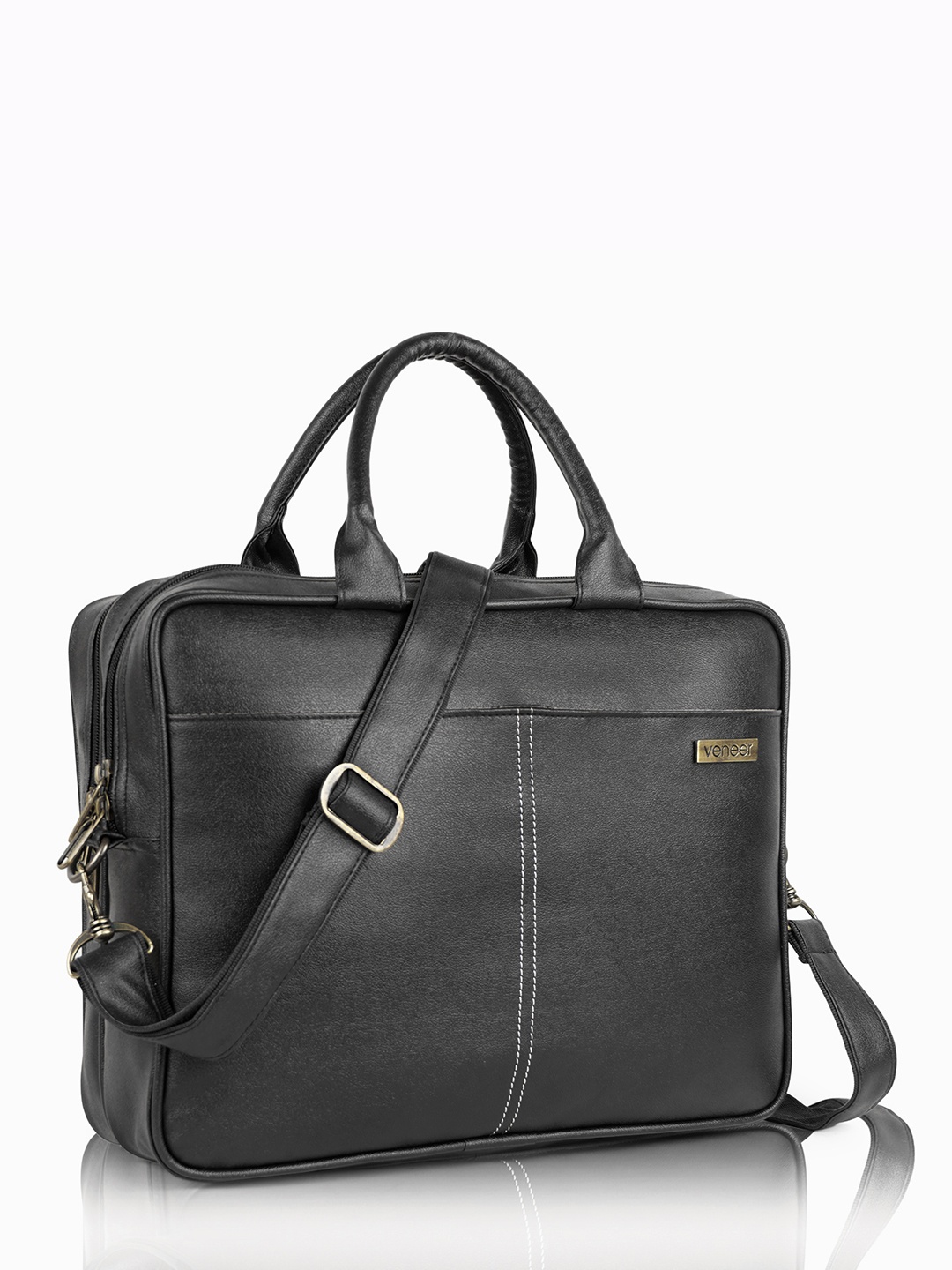 

Veneer Unisex Messenger Bag, Black