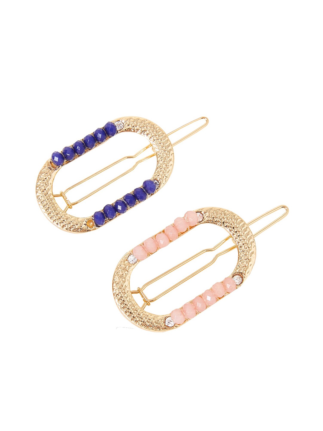 

Accessorize Women Set of 2 Embellished Bobby Pins, Blue