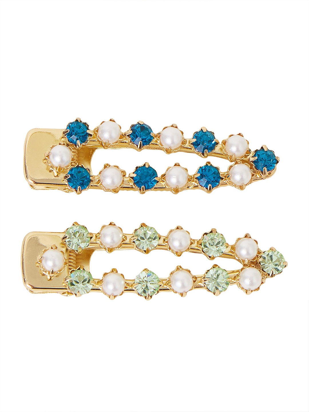 

Accessorize Set of 2 Embellished Hair Accessory Set, Blue