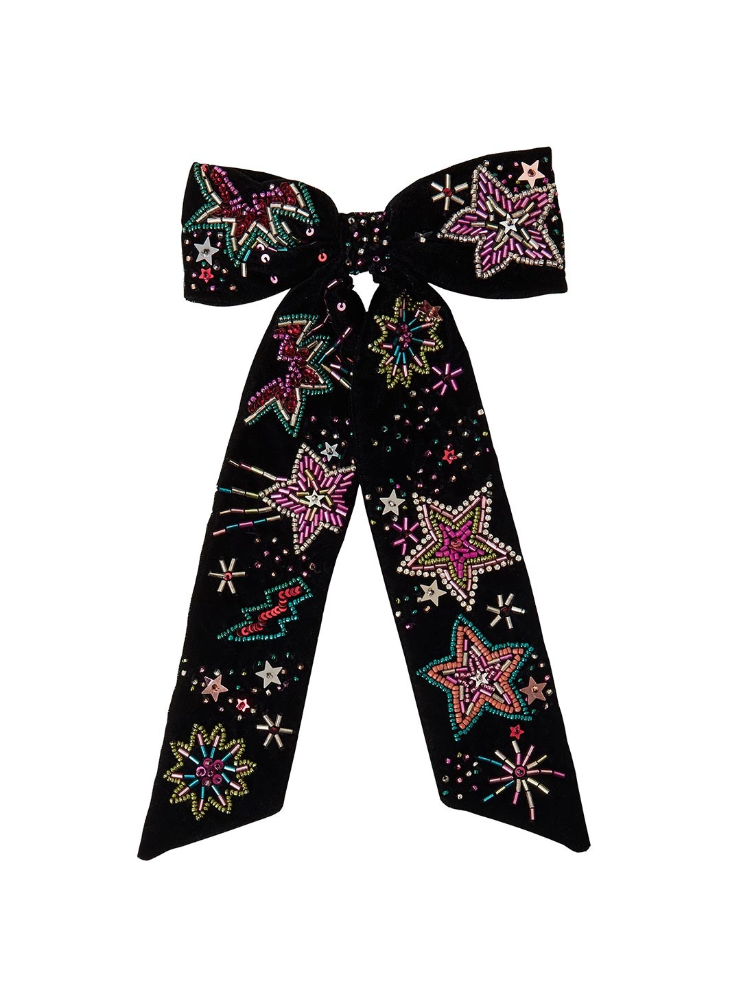 

Accessorize Embellished French Barrette, Black