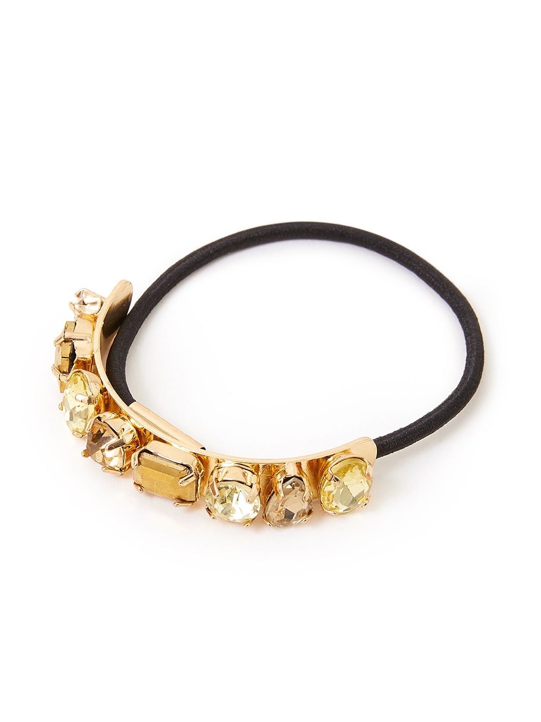 

Accessorize Embellished Ponytail Holders, Yellow