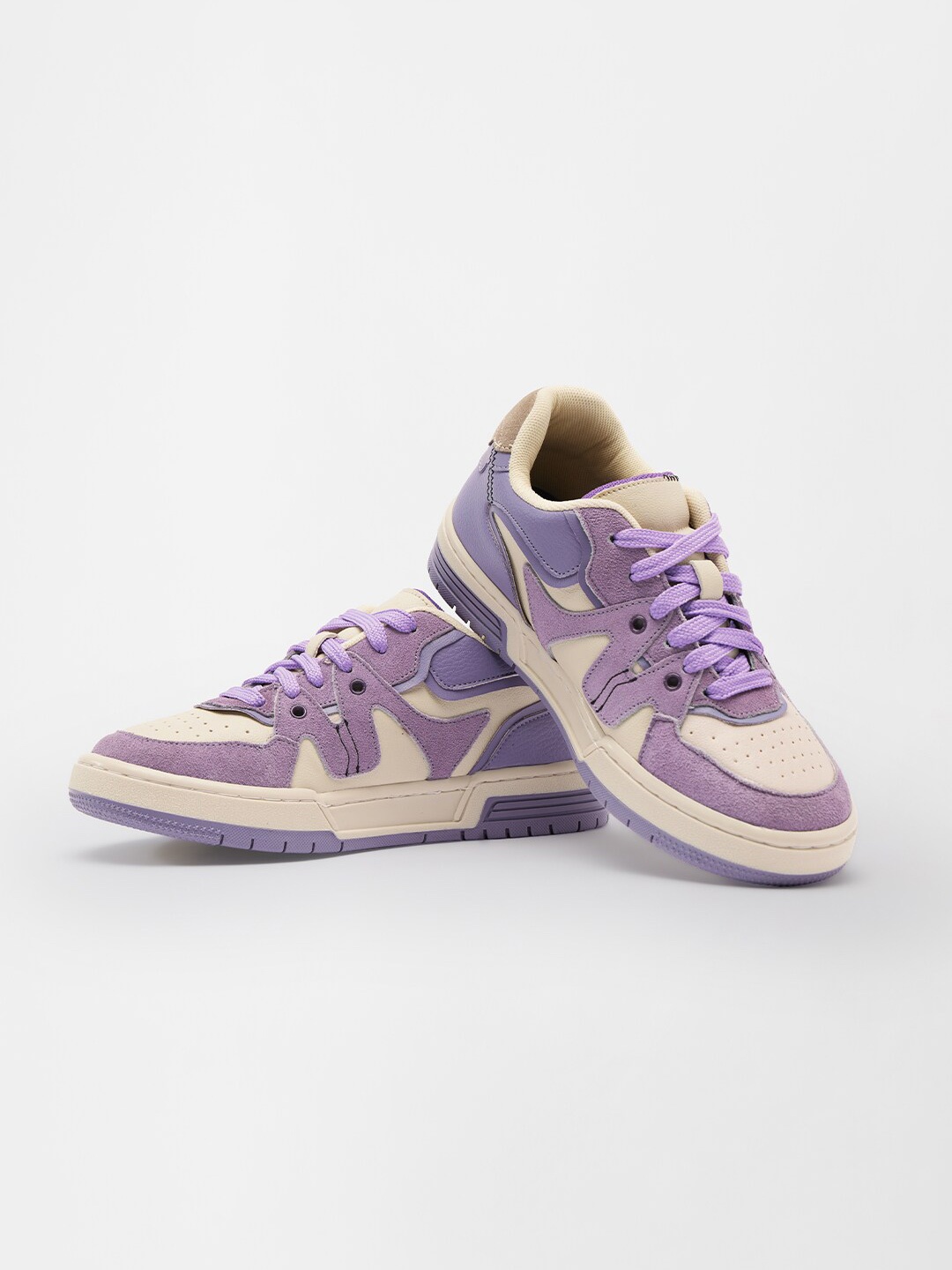 

The Souled Store Women Colourblocked Sneakers, Lavender