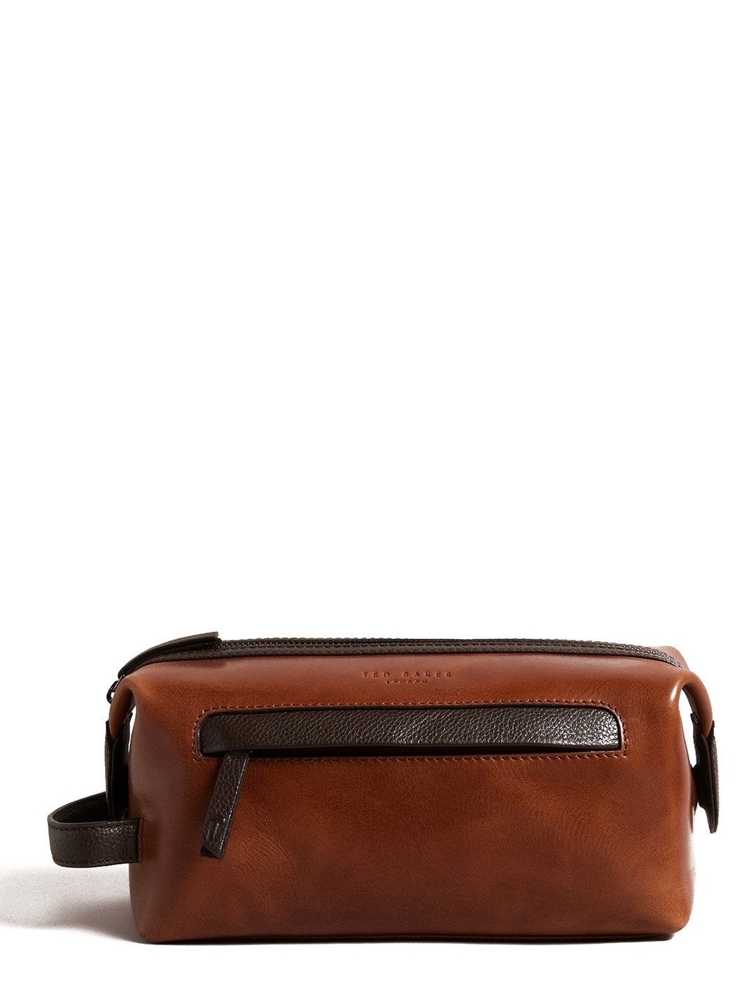 

Ted Baker Leather Travel Accessory Pouch, Brown