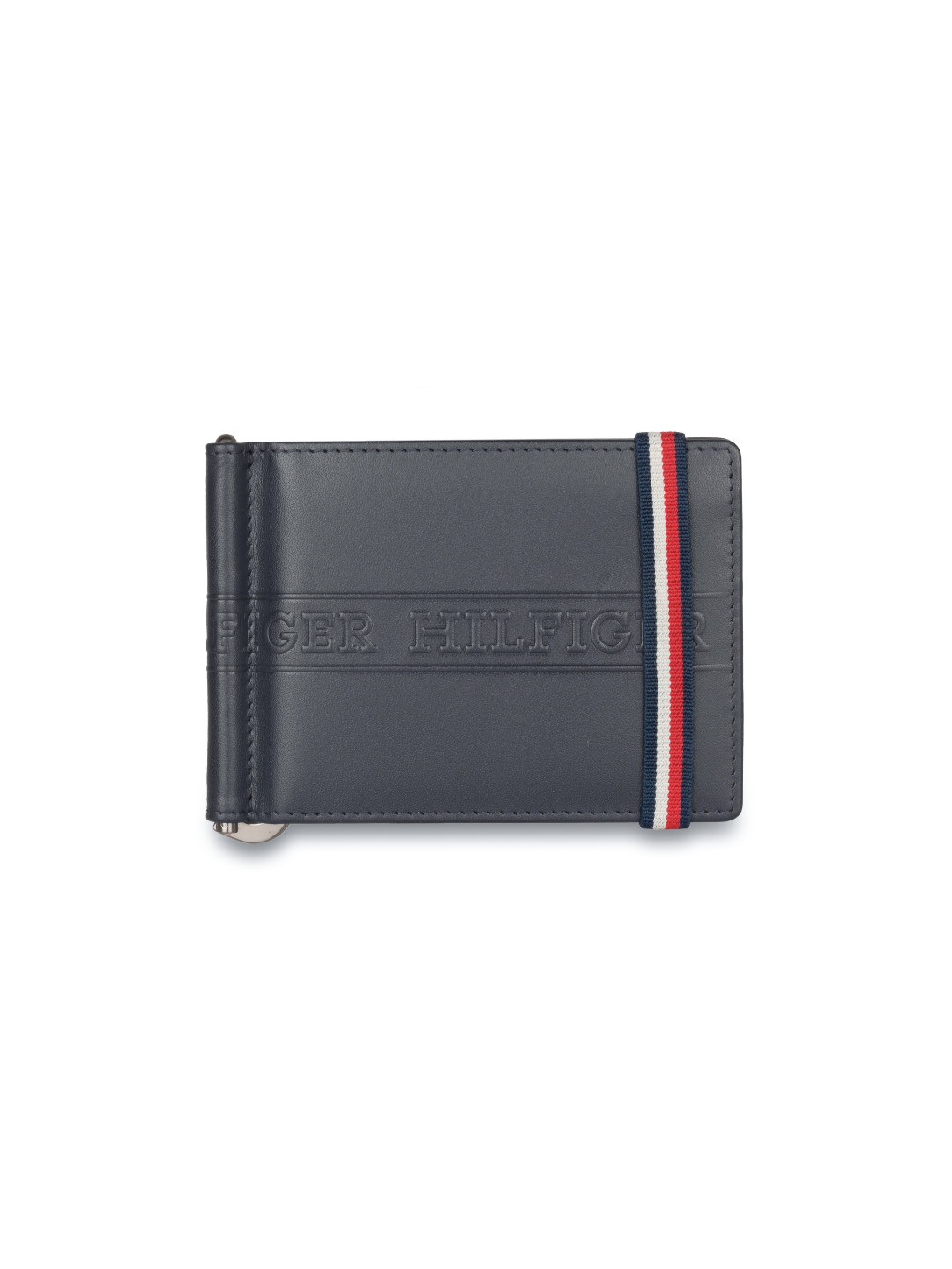 

Tommy Hilfiger Men Leather Two Fold Wallet, Navy blue