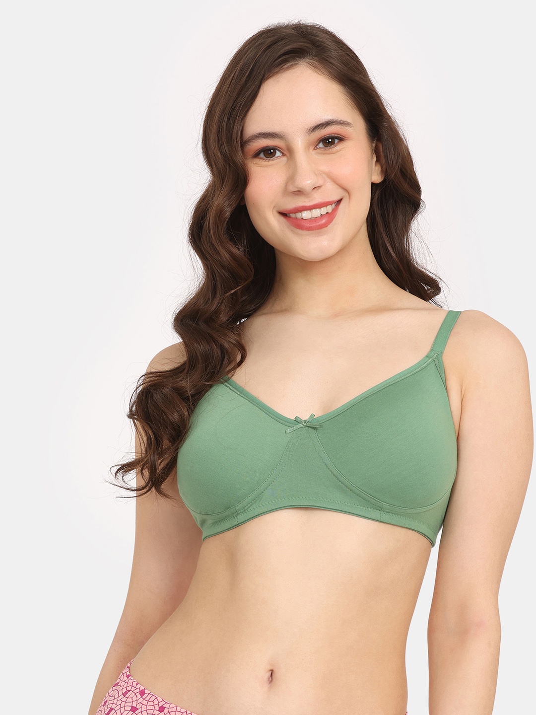 

Rosaline by Zivame Half Coverage Bra, Green