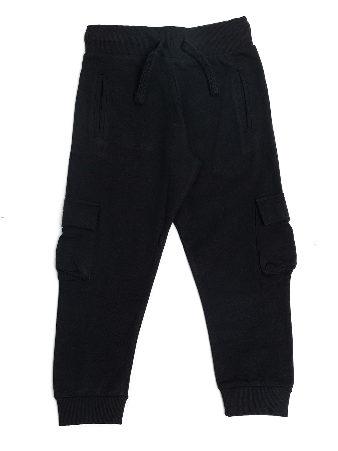 

BAESD Boys Mid-Rise Cotton Joggers, Black