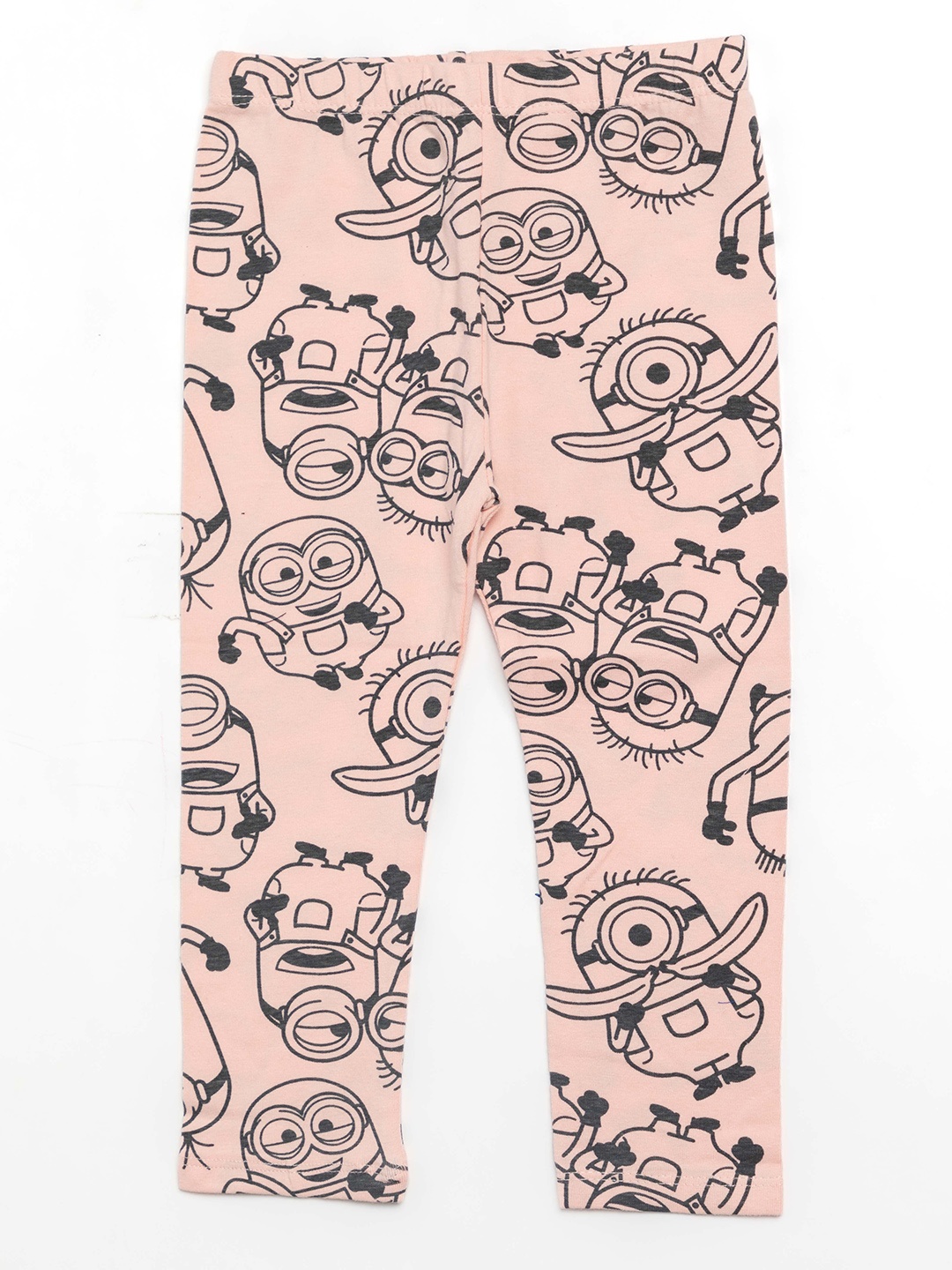 

BAESD Infant Girls Minions Printed Pure Cotton Lounge Pants, Pink