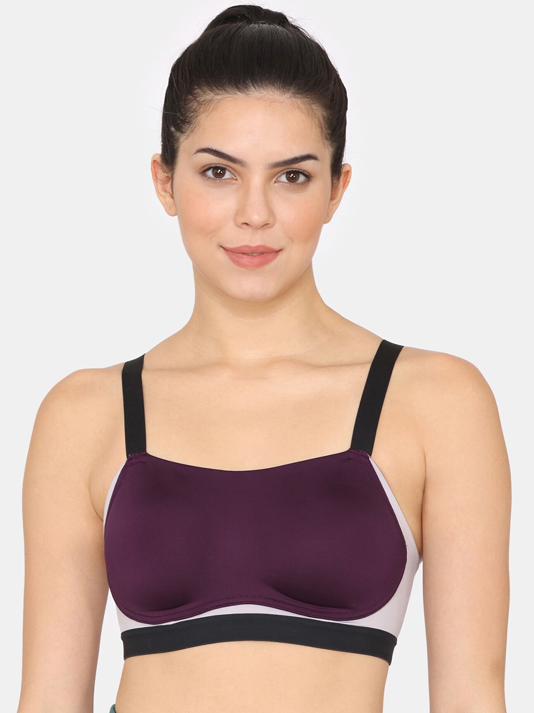 

Zelocity by Zivame Full Coverage Lightly Padded Bra, Purple