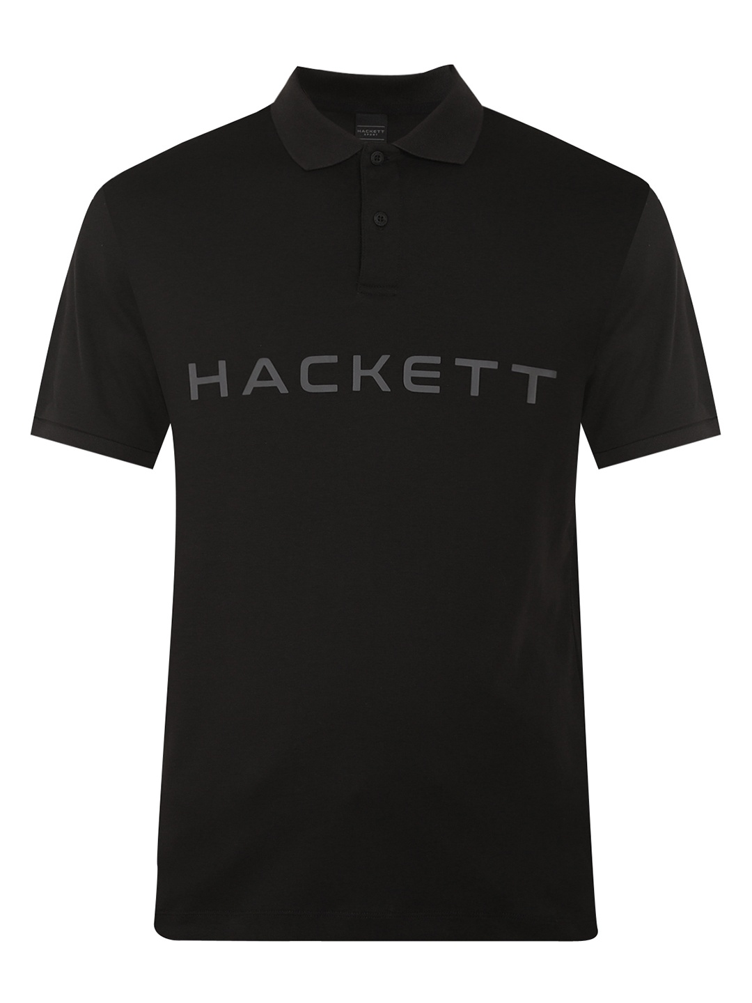 

HACKETT LONDON Typography Printed Cotton T-shirt, Black