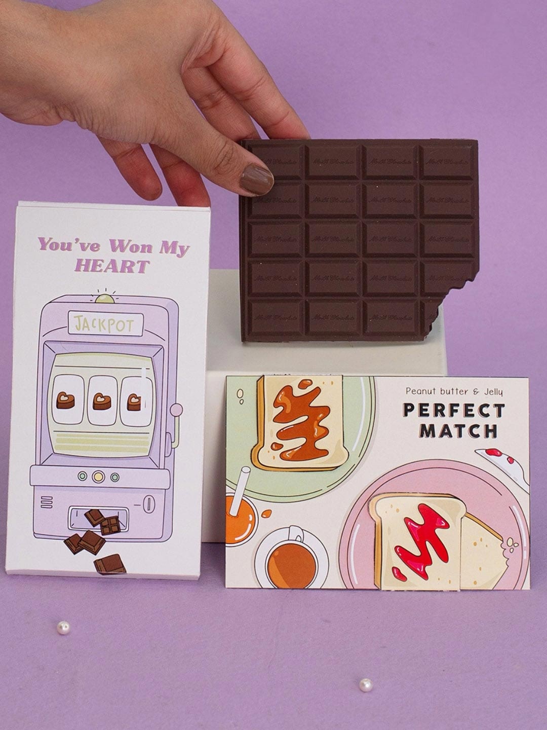 

Confetti Gifts Diary Bookmark & Chocolate Assorted Valentine Gift Set, Brown
