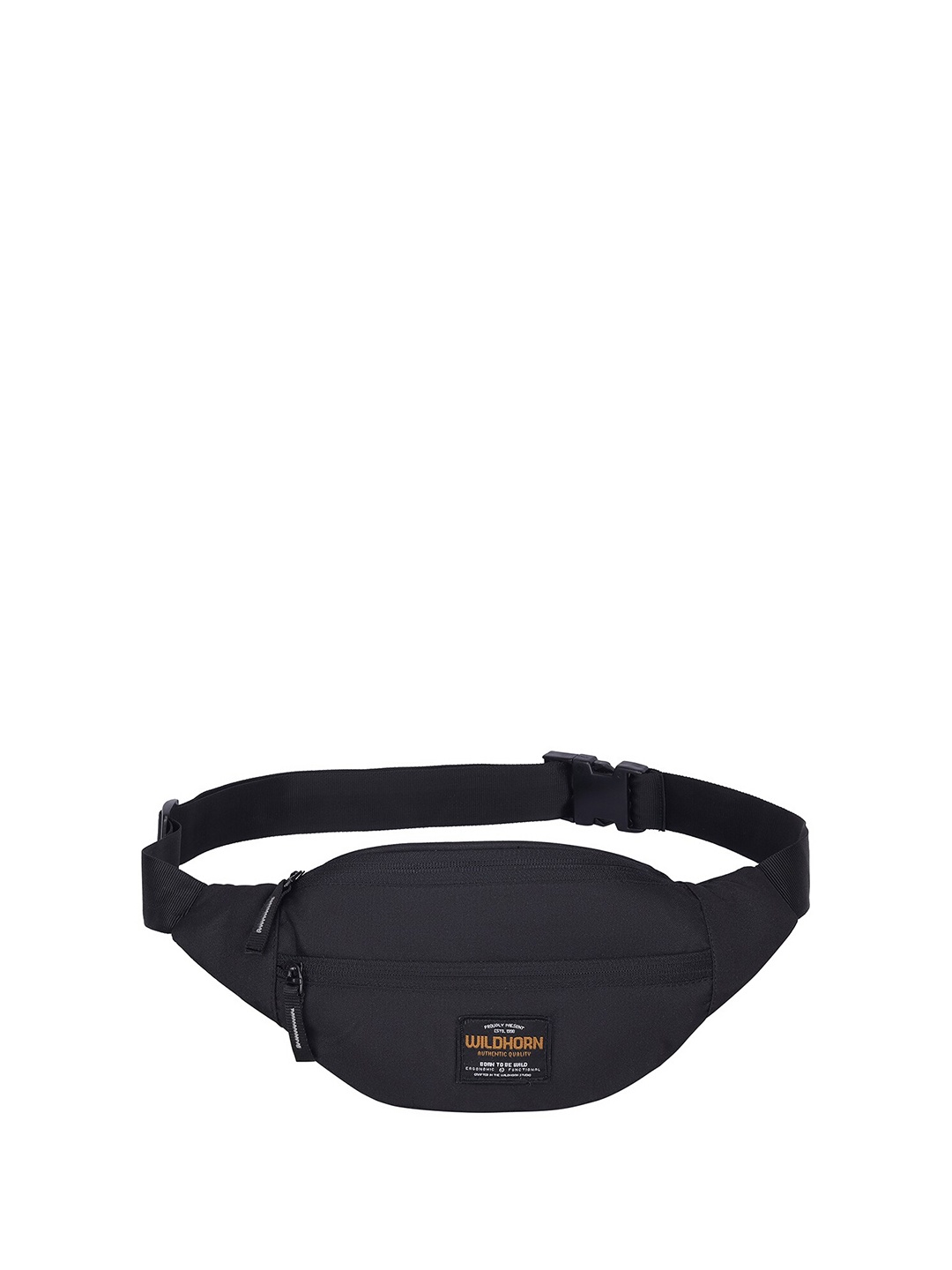 

WildHorn Textured Water Resistant Waist Pouch, Black