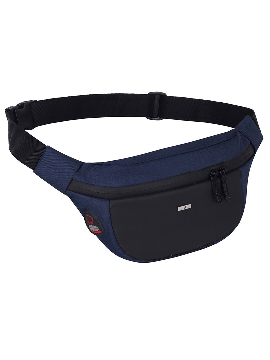 

WildHorn WildHorn Textured Water Resistant Waist Pouch, Navy blue