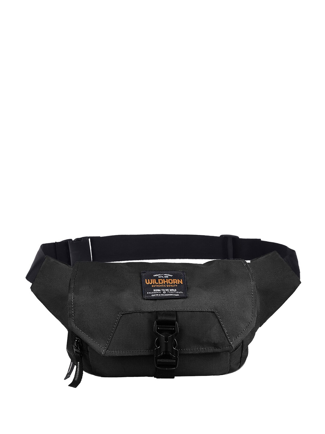 

WildHorn Textured Water Resistant Waist Pouch, Black