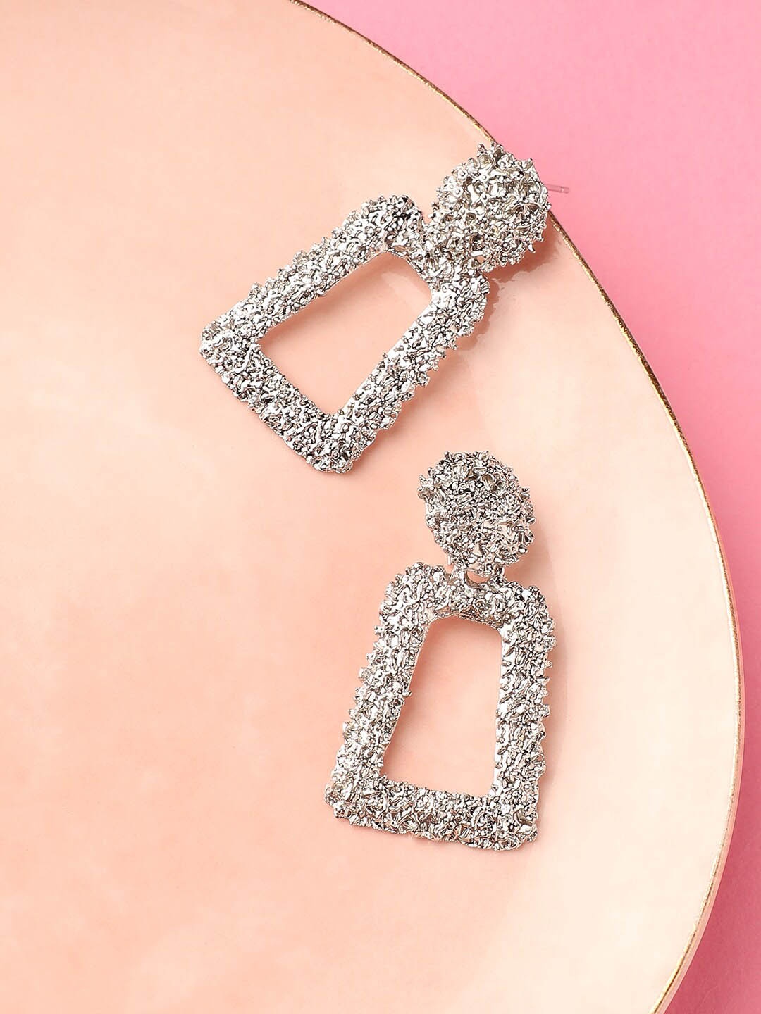 

DressBerry Silver Plated Drop Earrings