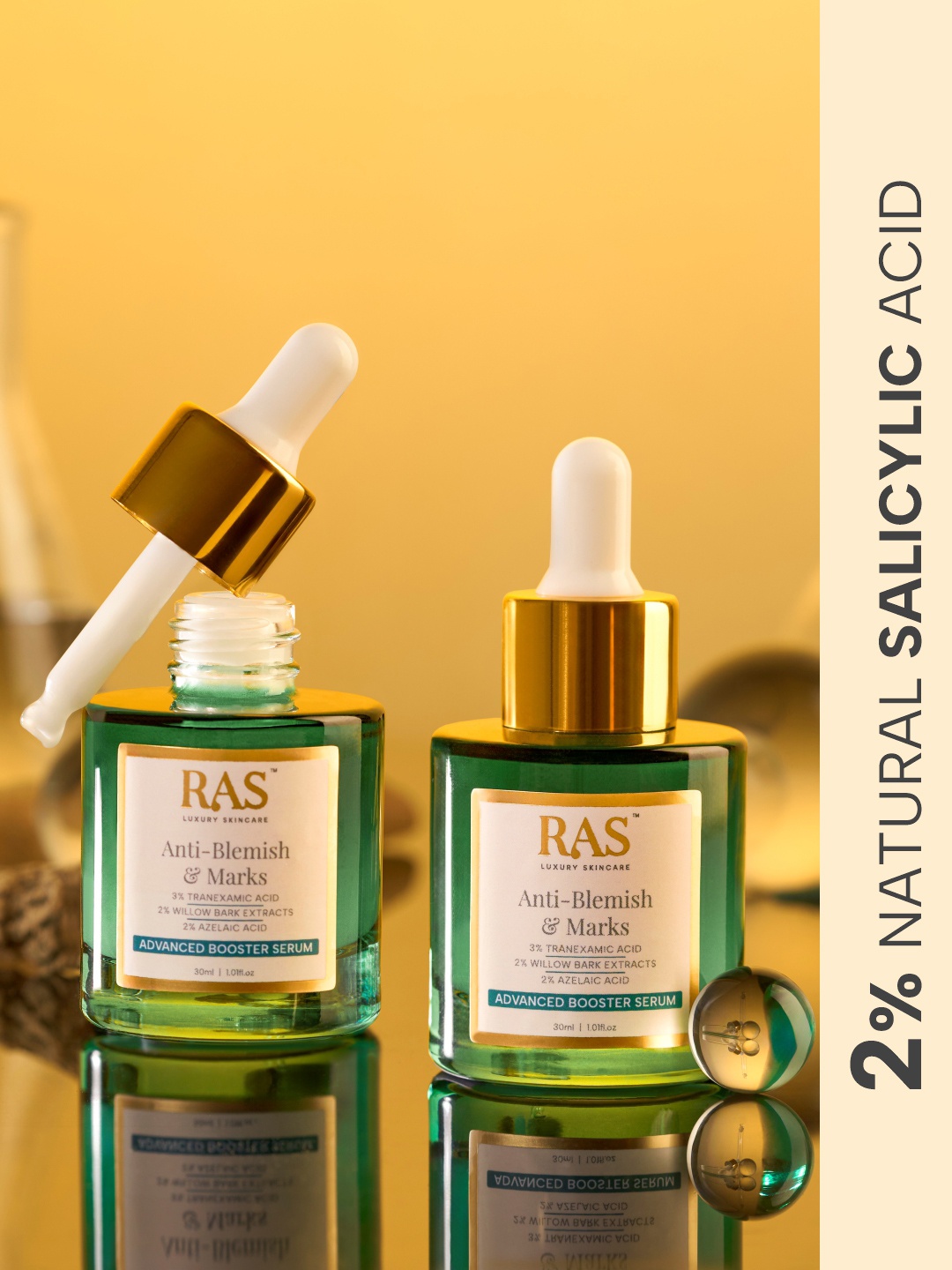 

RAS LUXURY OILS Anti-Blemishes & Marks Advanced Booster Serum - 30ml, White