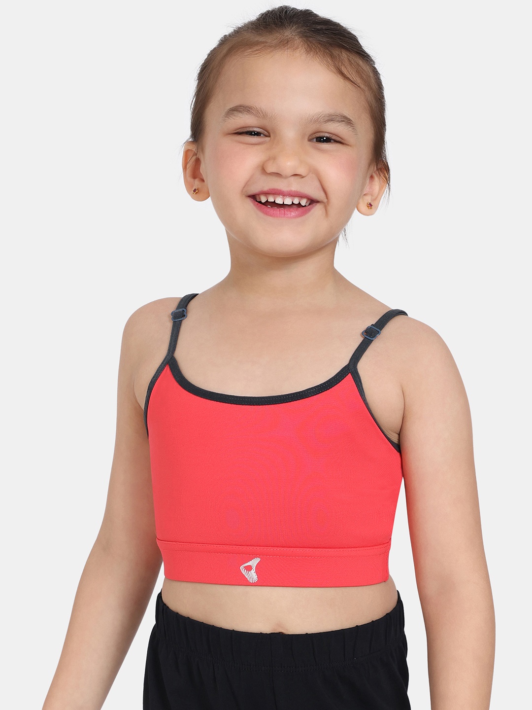 

Zelocity by Zivame Girls Full Coverage Workout Bra With Anti Bacterial, Red