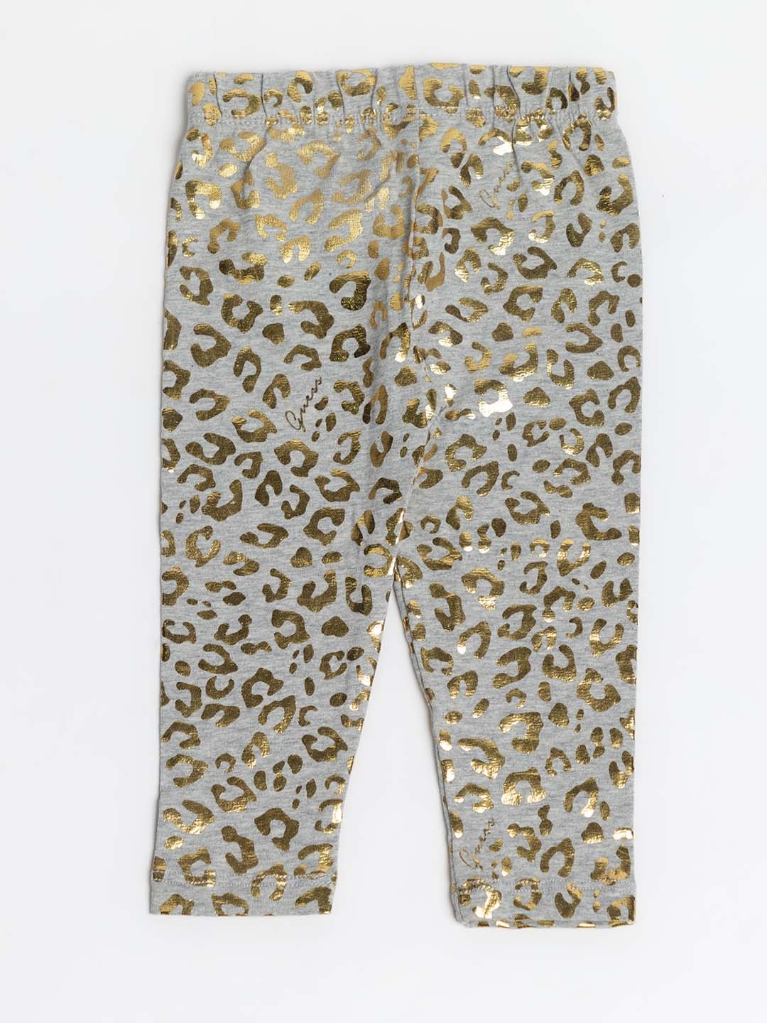 

BAESD Girls Animal Printed Cotton Mid-Rise Lounge Pants, Gold