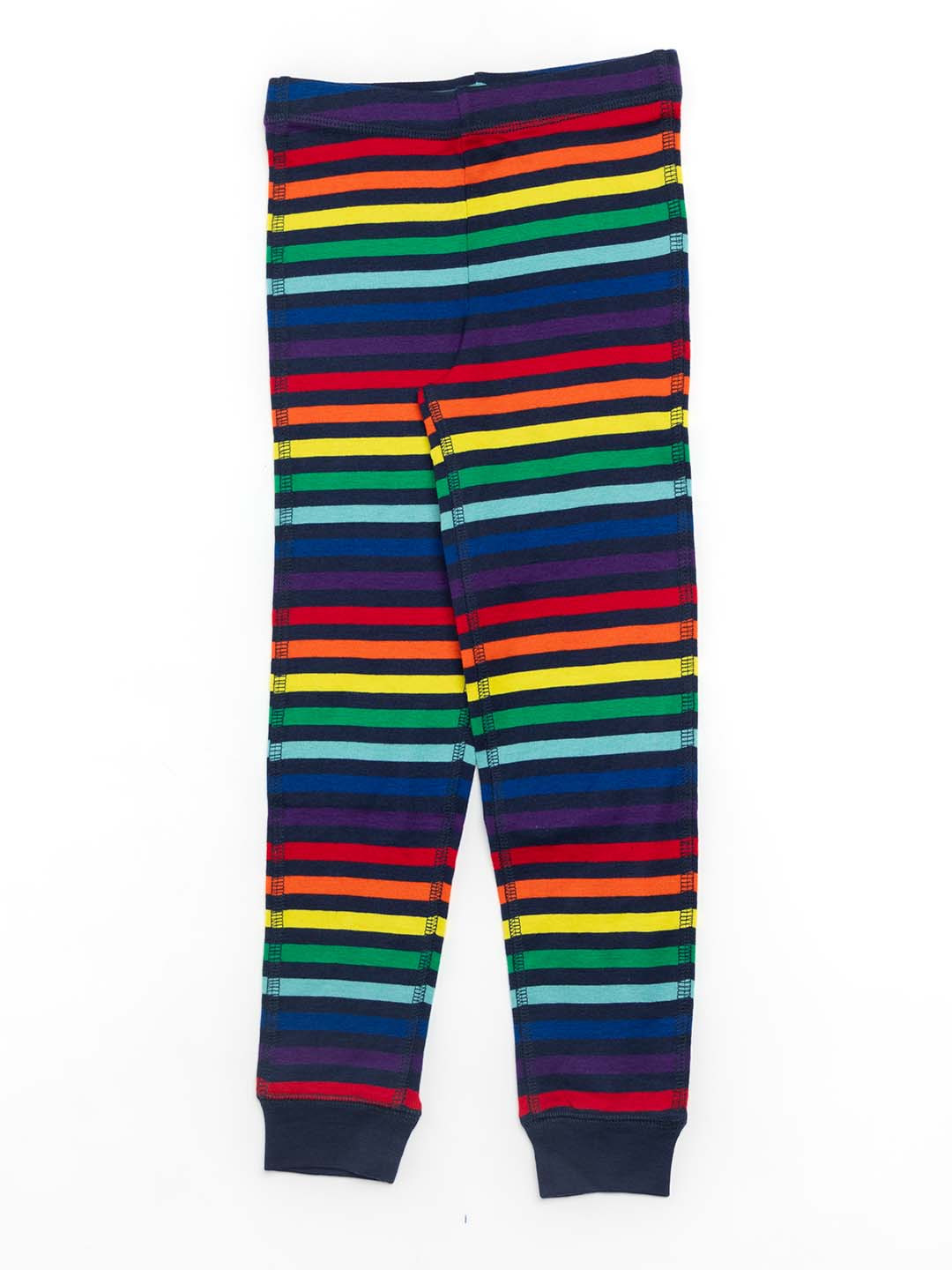 

BAESD Girls Striped Pure Cotton Leggings, Blue