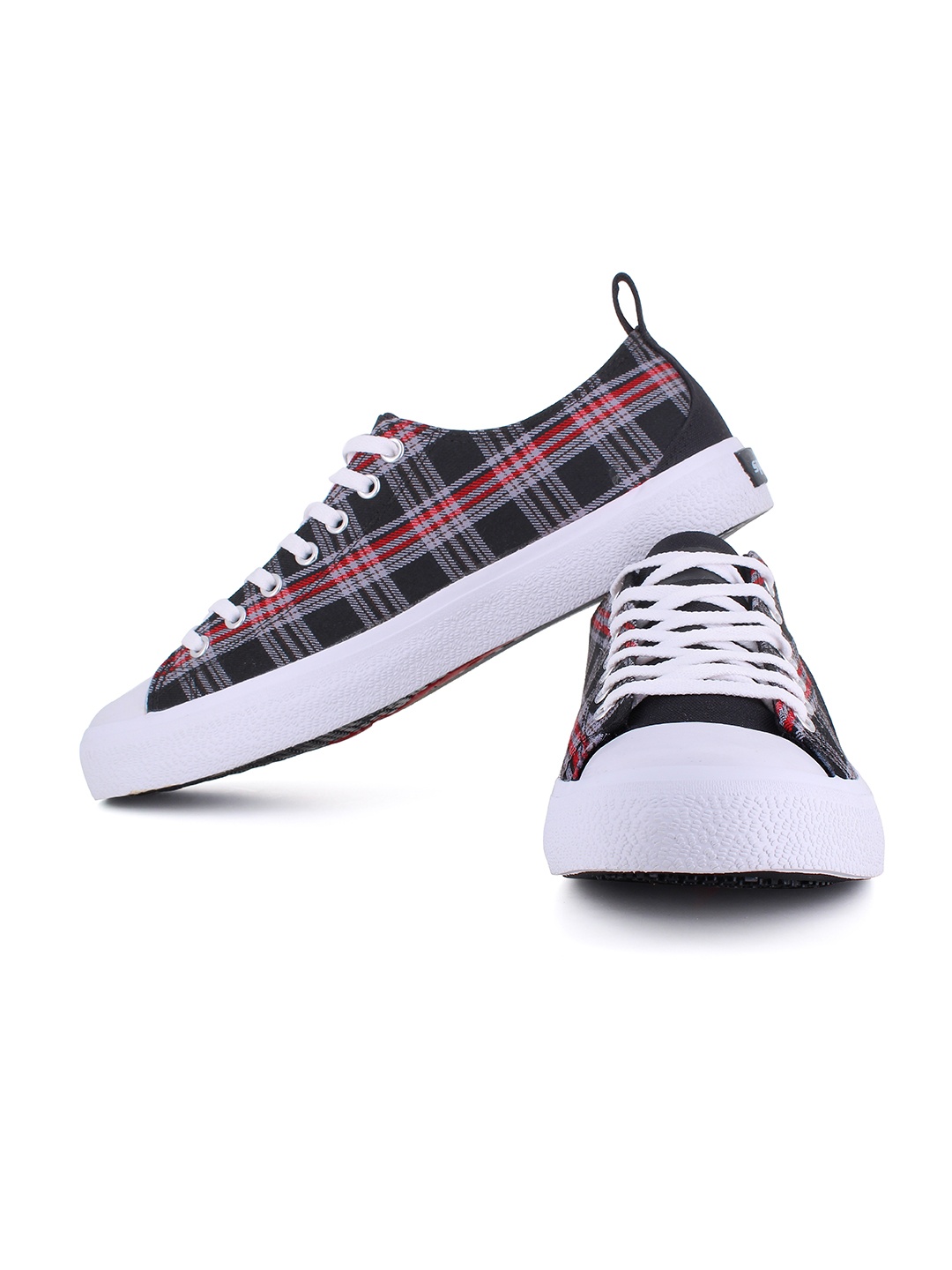 

Sparx Men Printed Lace Up Sneakers, Black