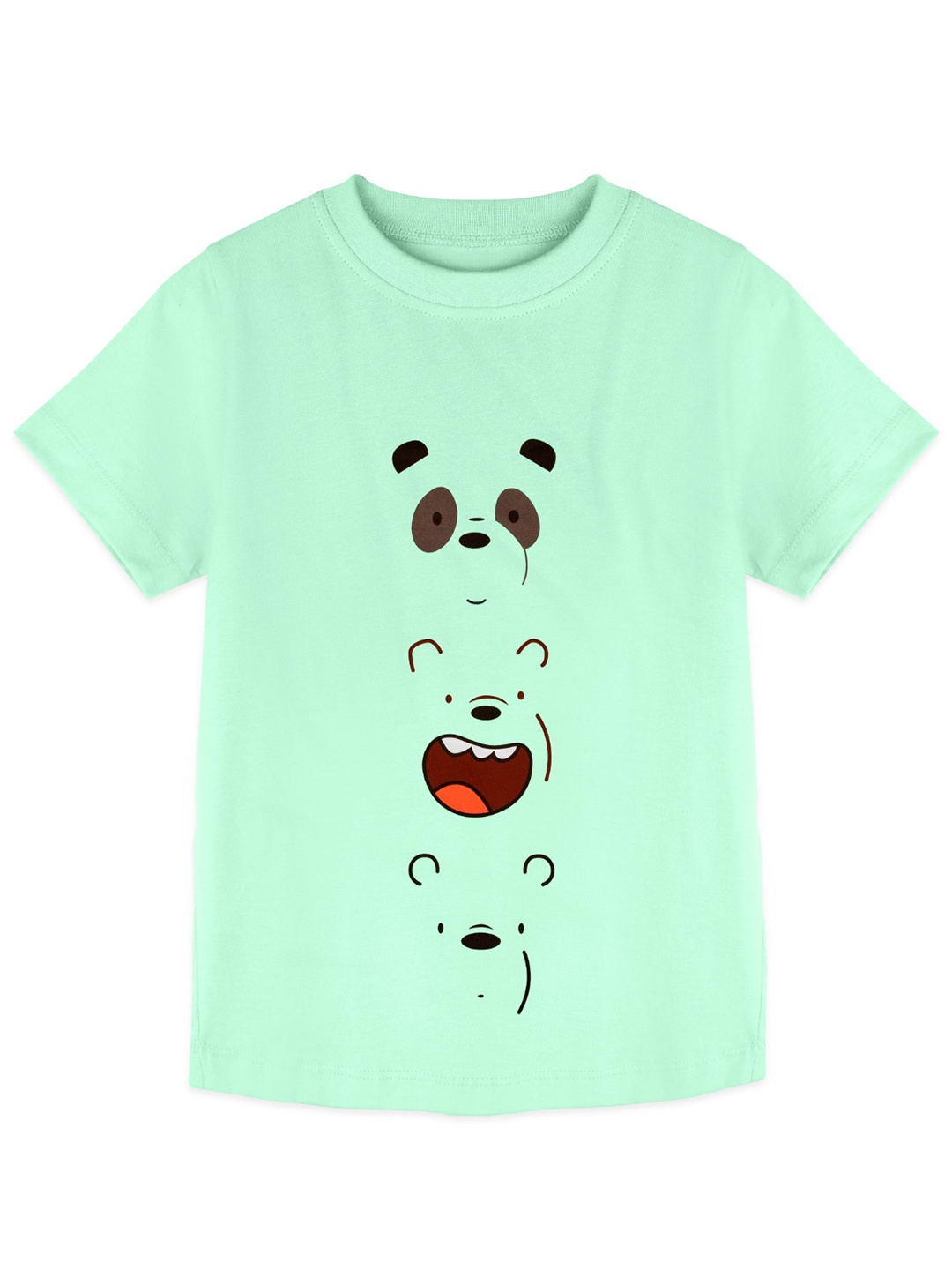 

ZIP ZAP ZOOP Boys Graphic Printed Pure Cotton T-shirt, Green
