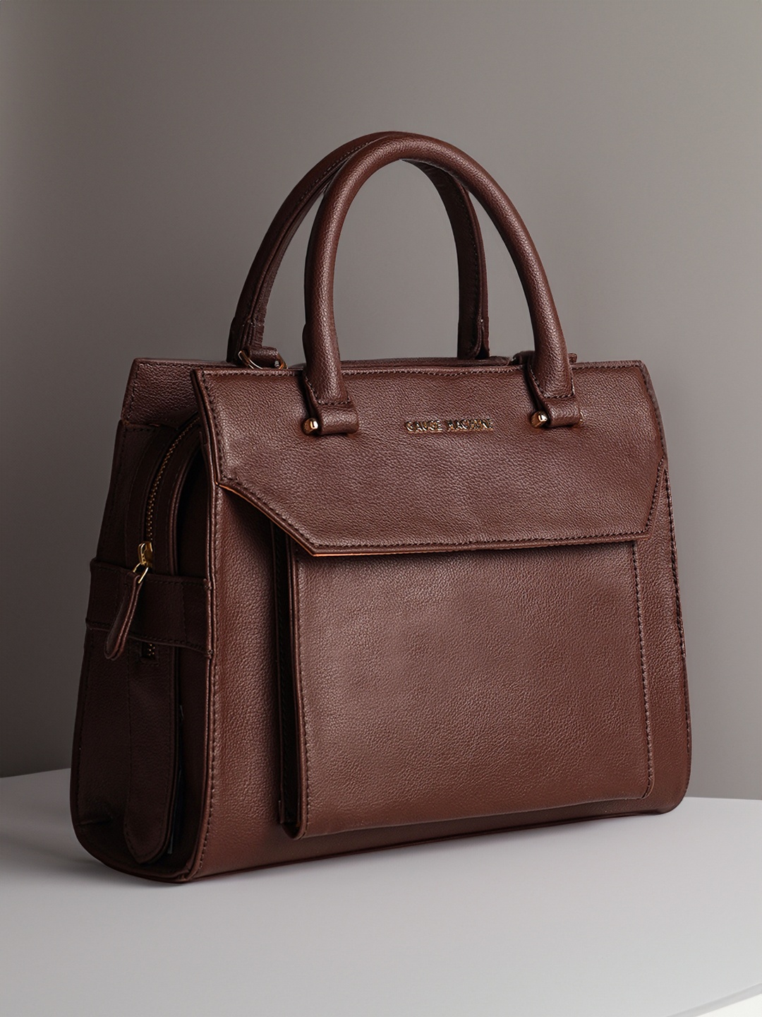 

Gauge Machine Urbane Bliss Brown satchel