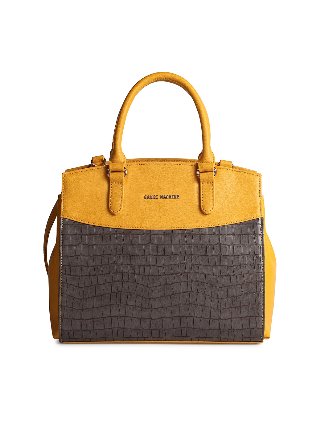 

Gauge Machine Grandeur yellow Hand Bag
