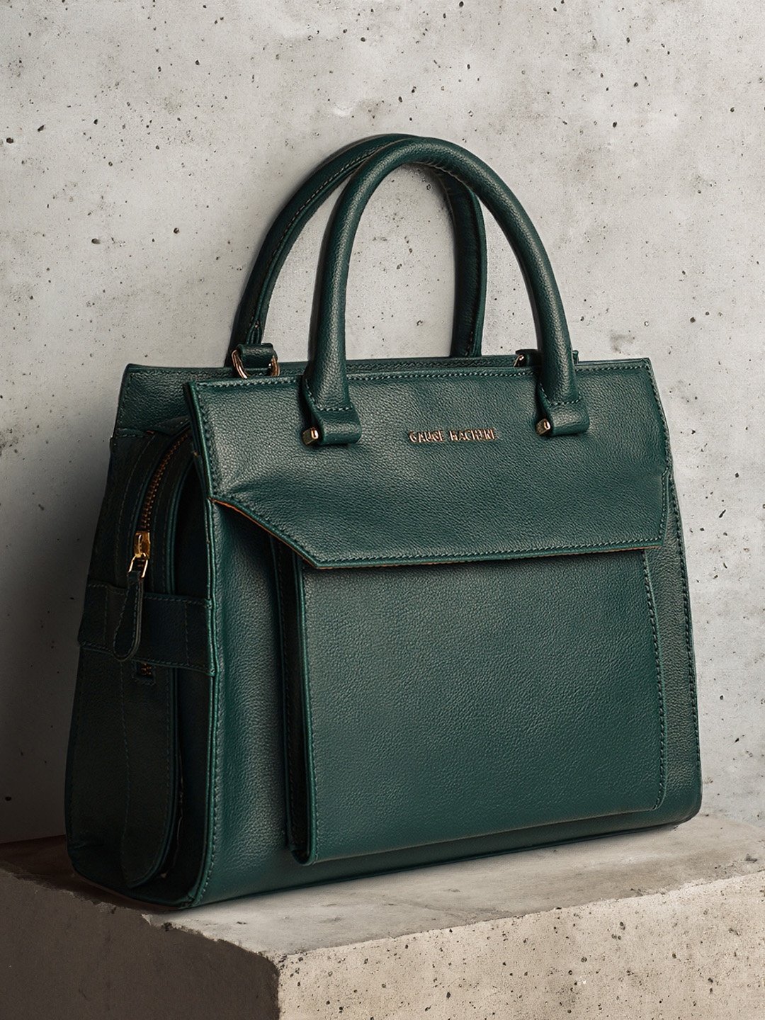 

Gauge Machine Urbane Bliss Green satchel