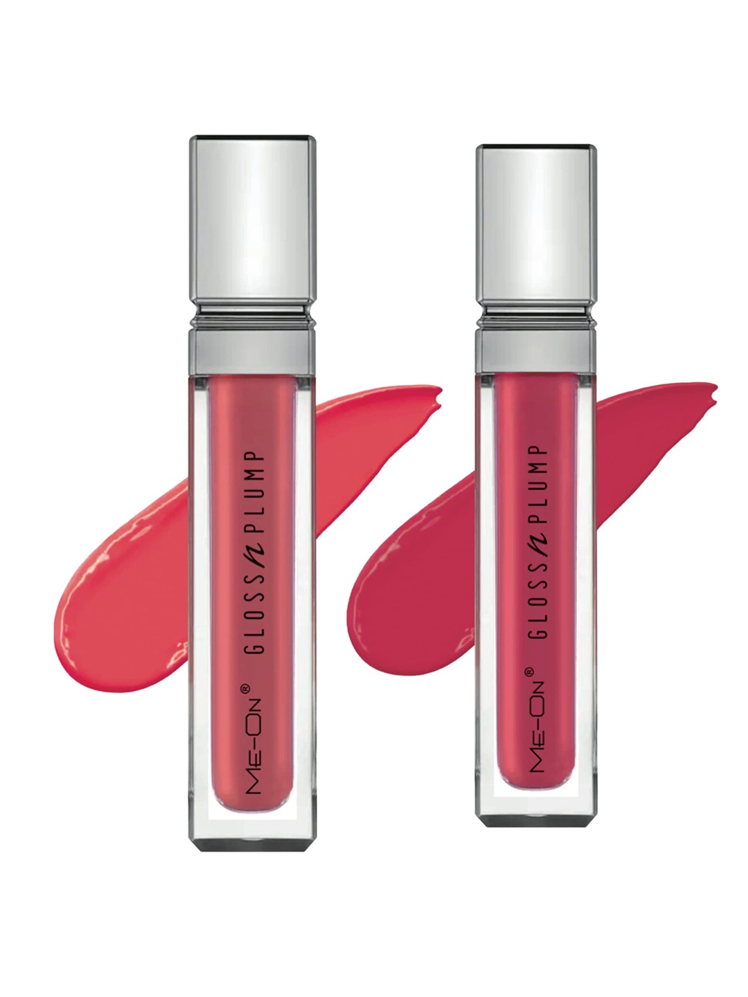 

ME-ON Set Of 2 Gloss n Plump Long Lasting Lip Gloss 3ml Each - Shades 10 & 11, Pink