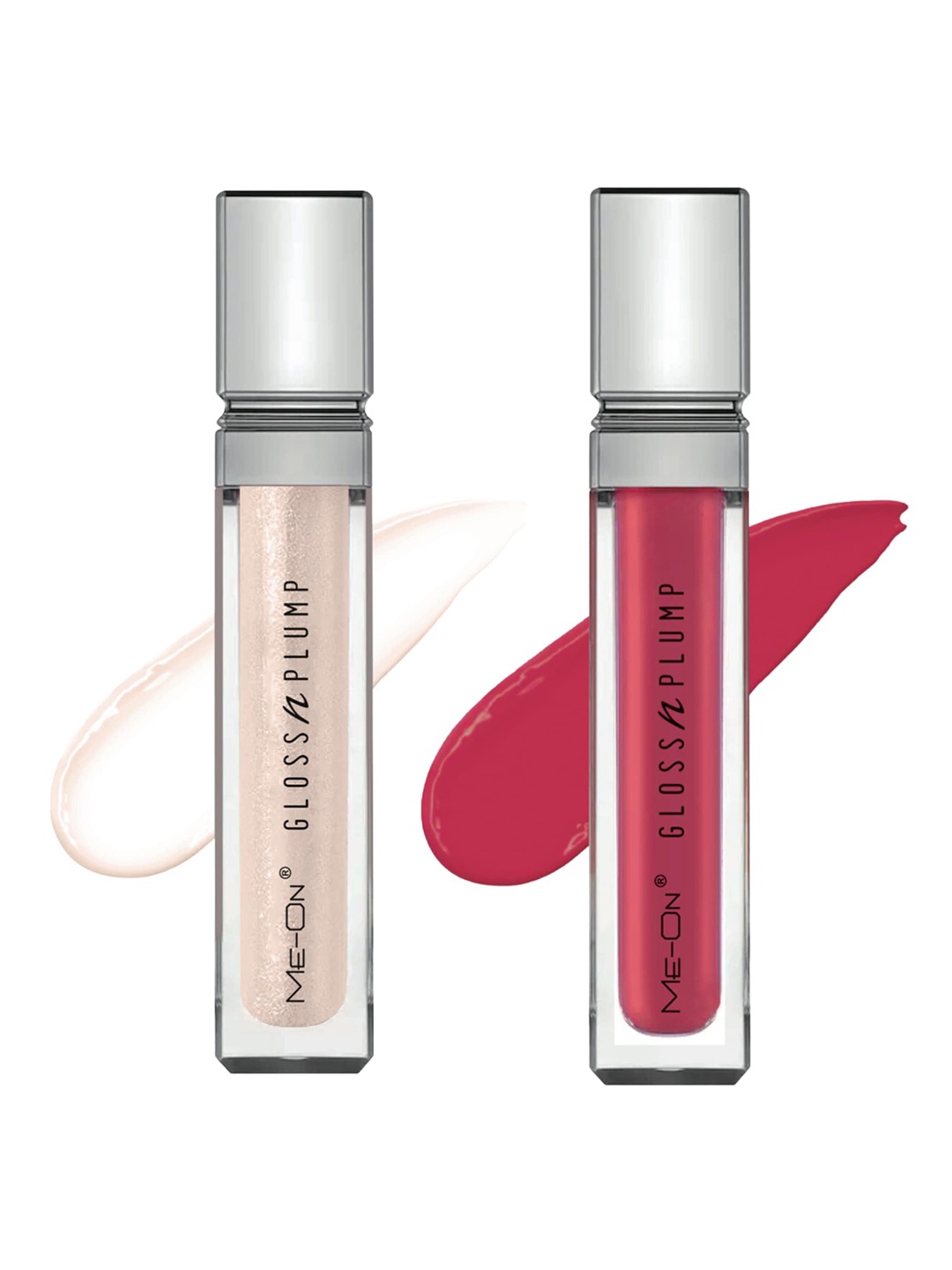 

ME-ON Set Of 2 Gloss n Plump Long Lasting Lip Gloss 3ml Each - Shades 03 & 11, Pink