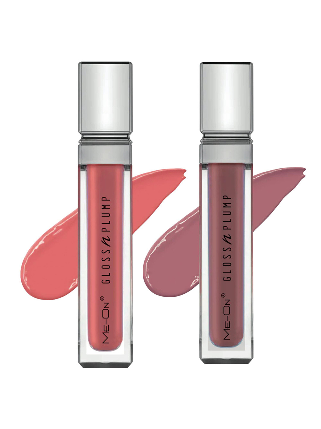 

ME-ON Set Of 2 Gloss n Plump Long Lasting Lip Gloss 3ml Each - Shades 05 & 09, Pink