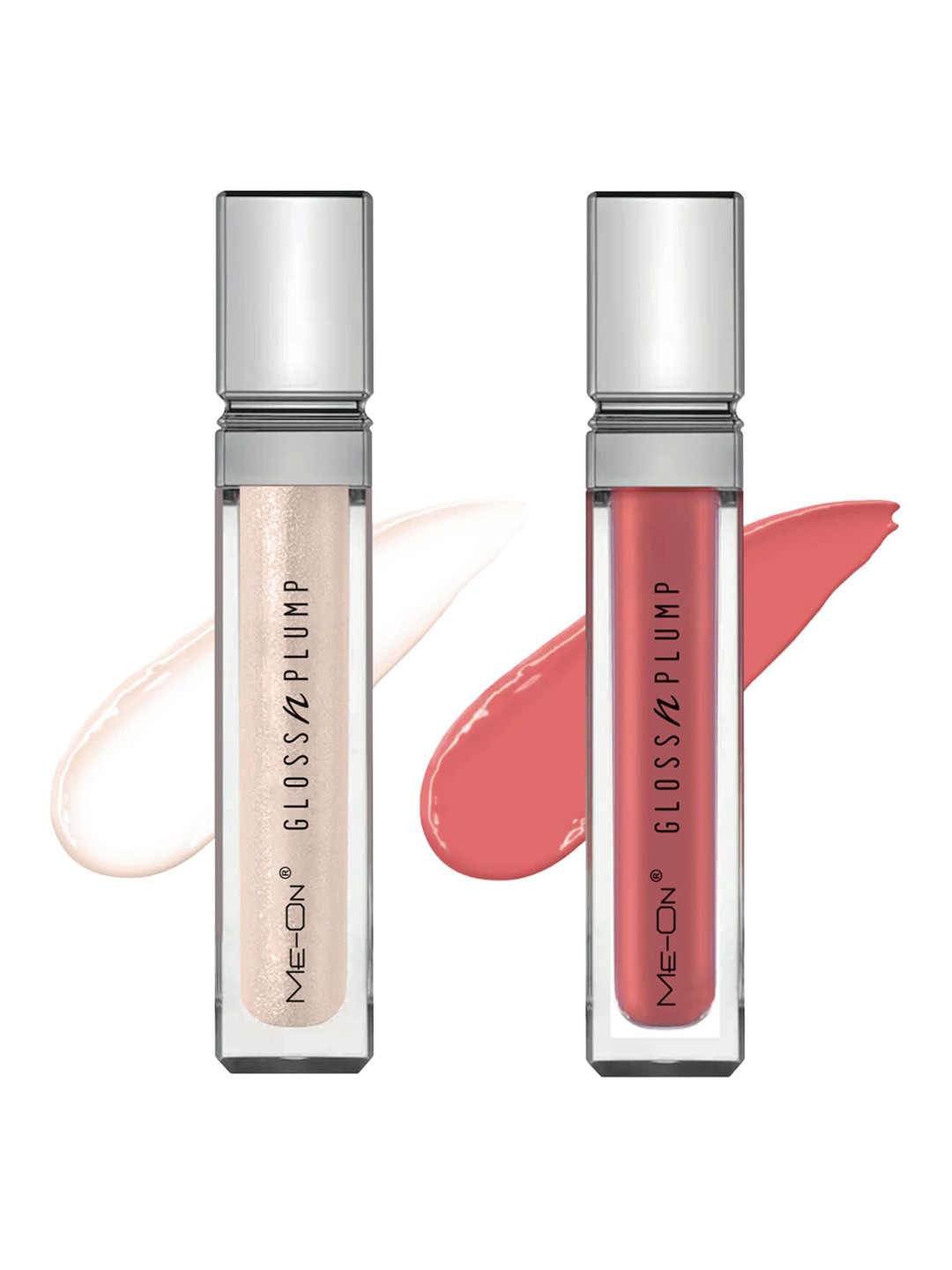

ME-ON Set Of 2 Gloss n Plump Long Lasting Lip Gloss 3ml Each - Shades 03 & 05, Pink