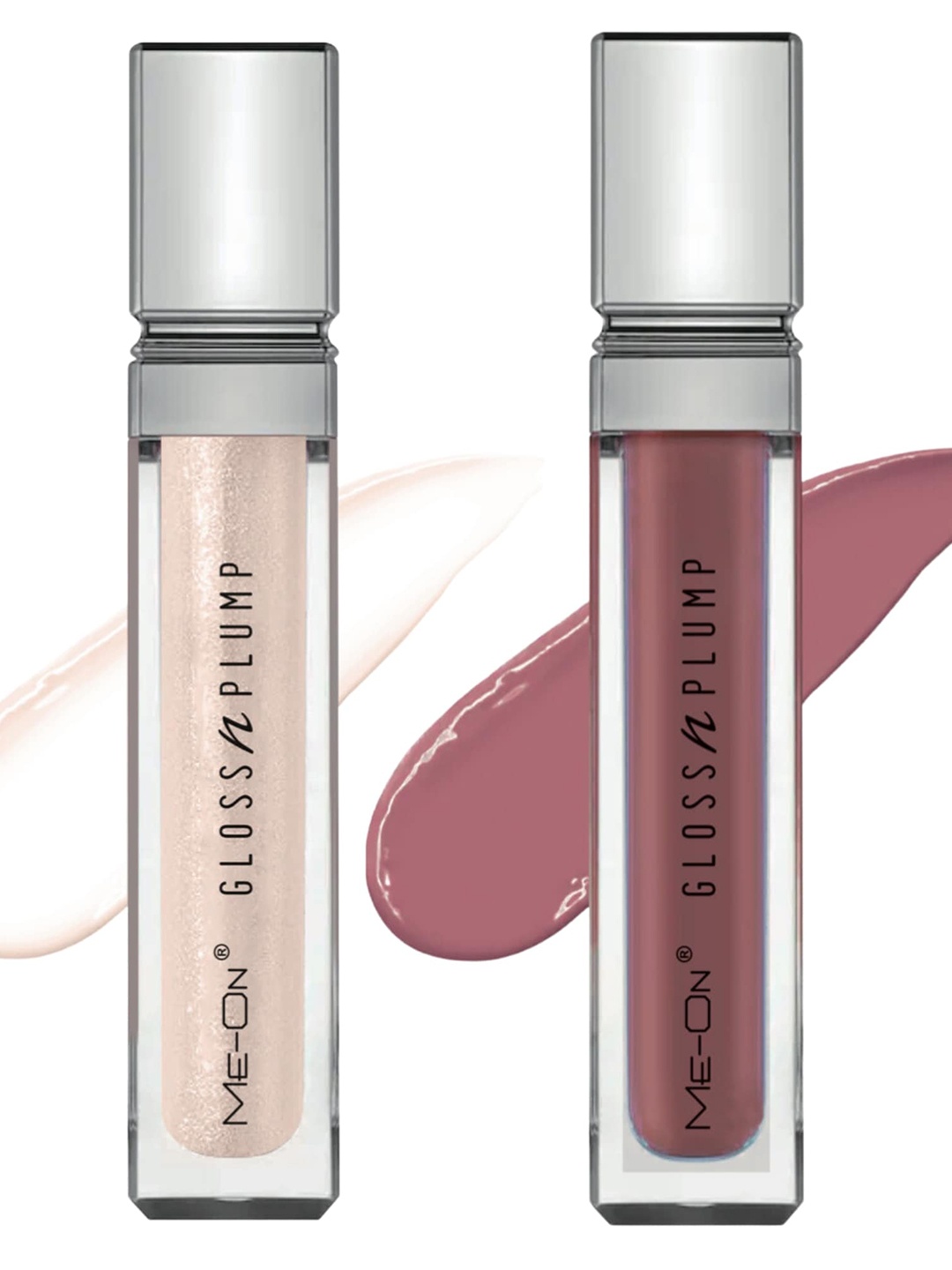 

ME-ON Set Of 2 Gloss n Plump Long Lasting Lip Gloss 3ml Each - Shades 03 & 09, Pink