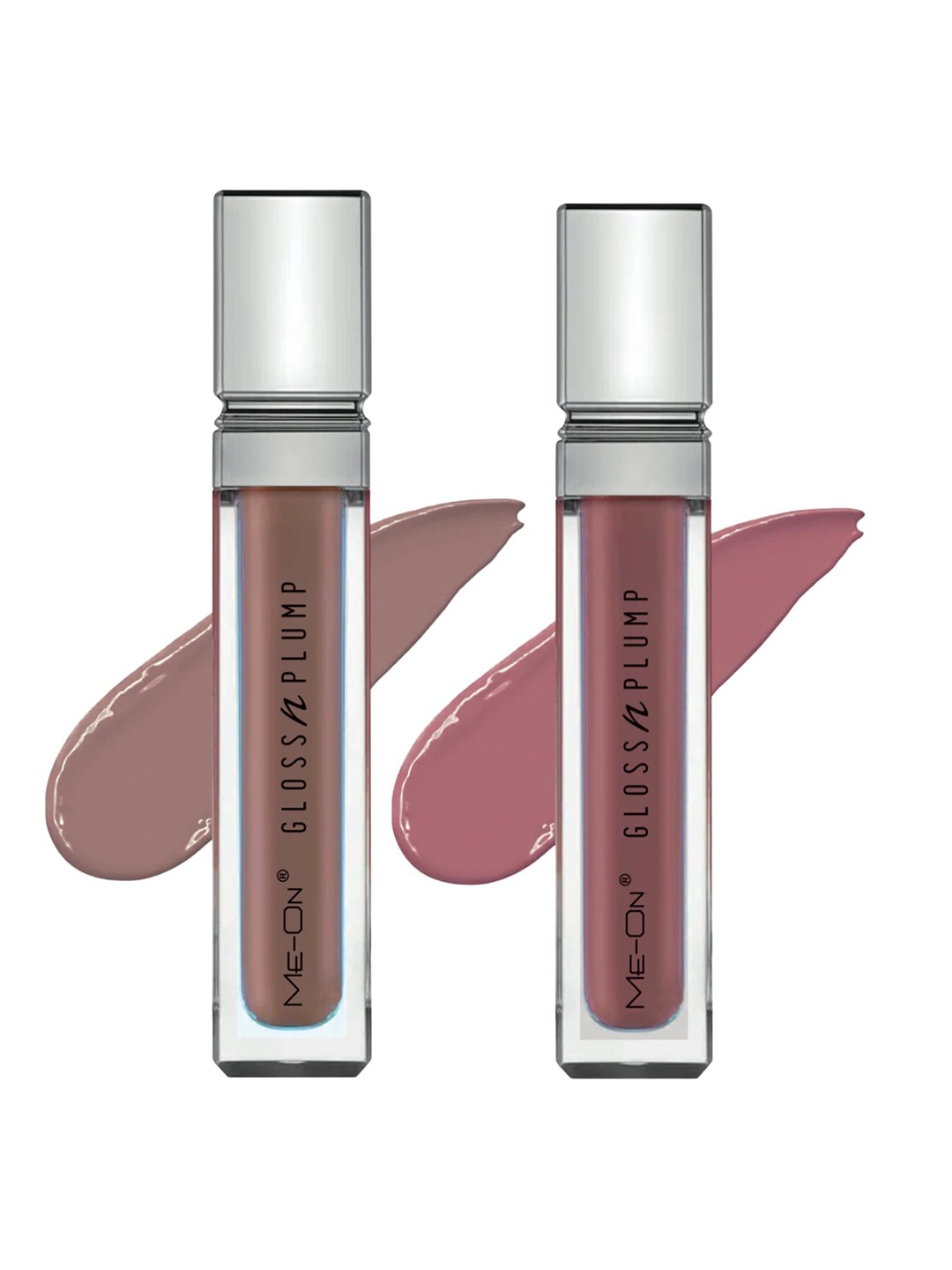 

ME-ON Gloss & Plump 2-Pcs Long Lasting Lip Gloss - 3ml Each - 08-09, Multi