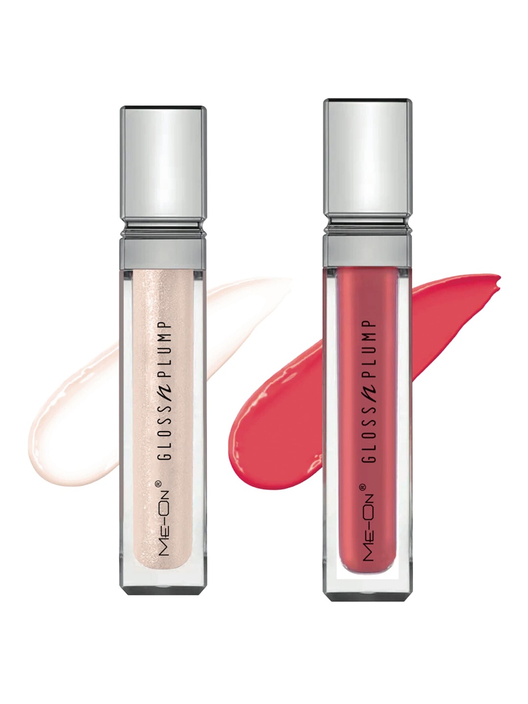 

ME-ON Set Of 2 Gloss n Plump Long Lasting Lip Gloss 3ml Each - Shades 03 & 10, Pink