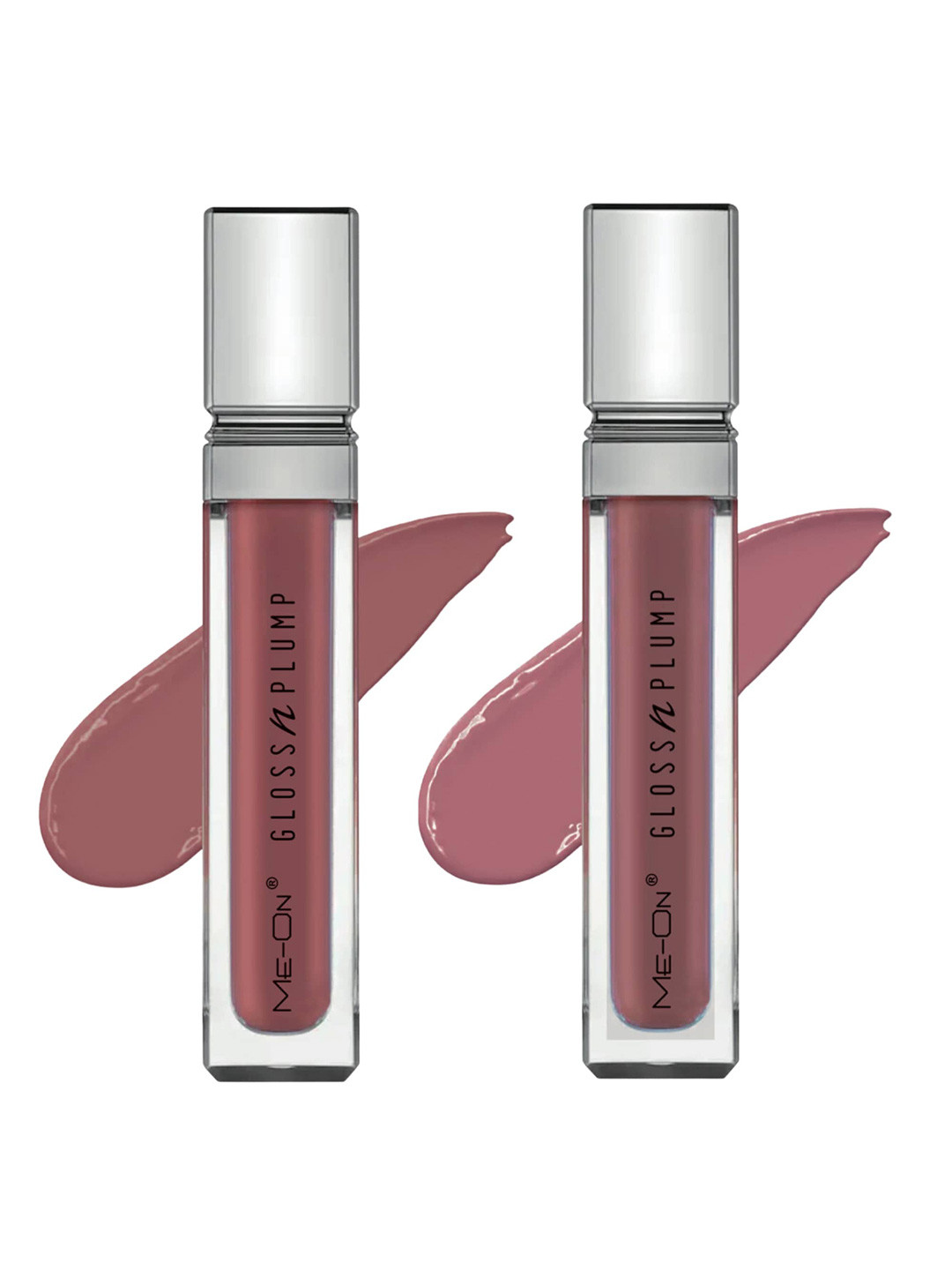 

ME-ON Set Of 2 Gloss n Plump Long Lasting & Lightweight Lip Gloss 3ml Each- Shades 07 & 09, Nude