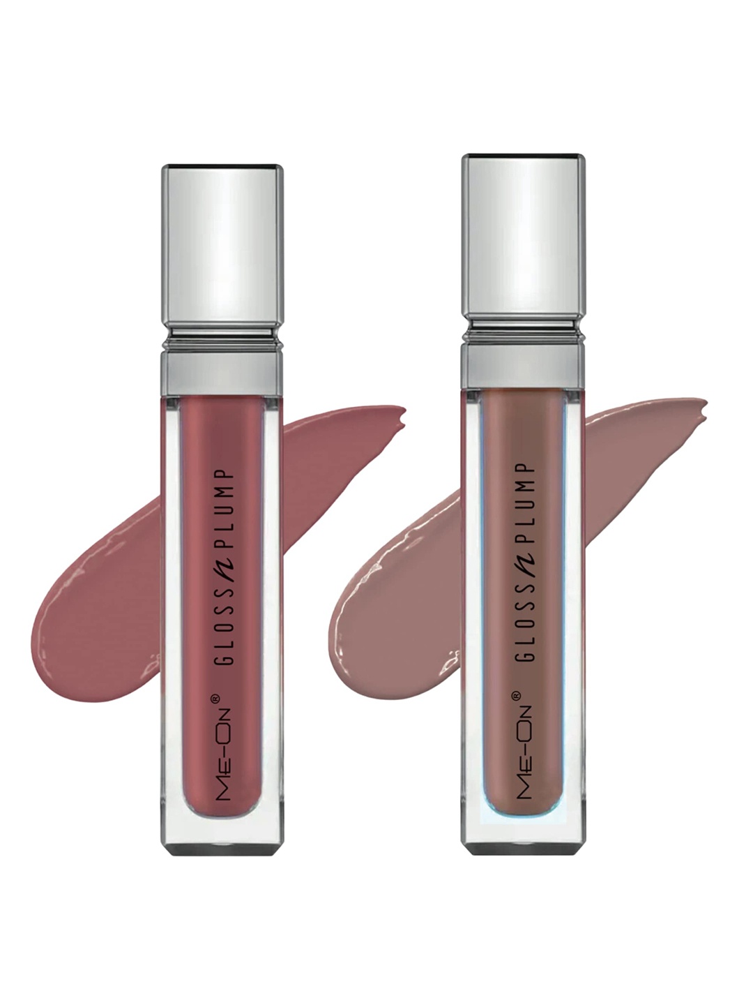 

ME-ON Gloss & Plump 2-Pcs Long Lasting Lip Gloss - 3ml Each - 07-08, Multi