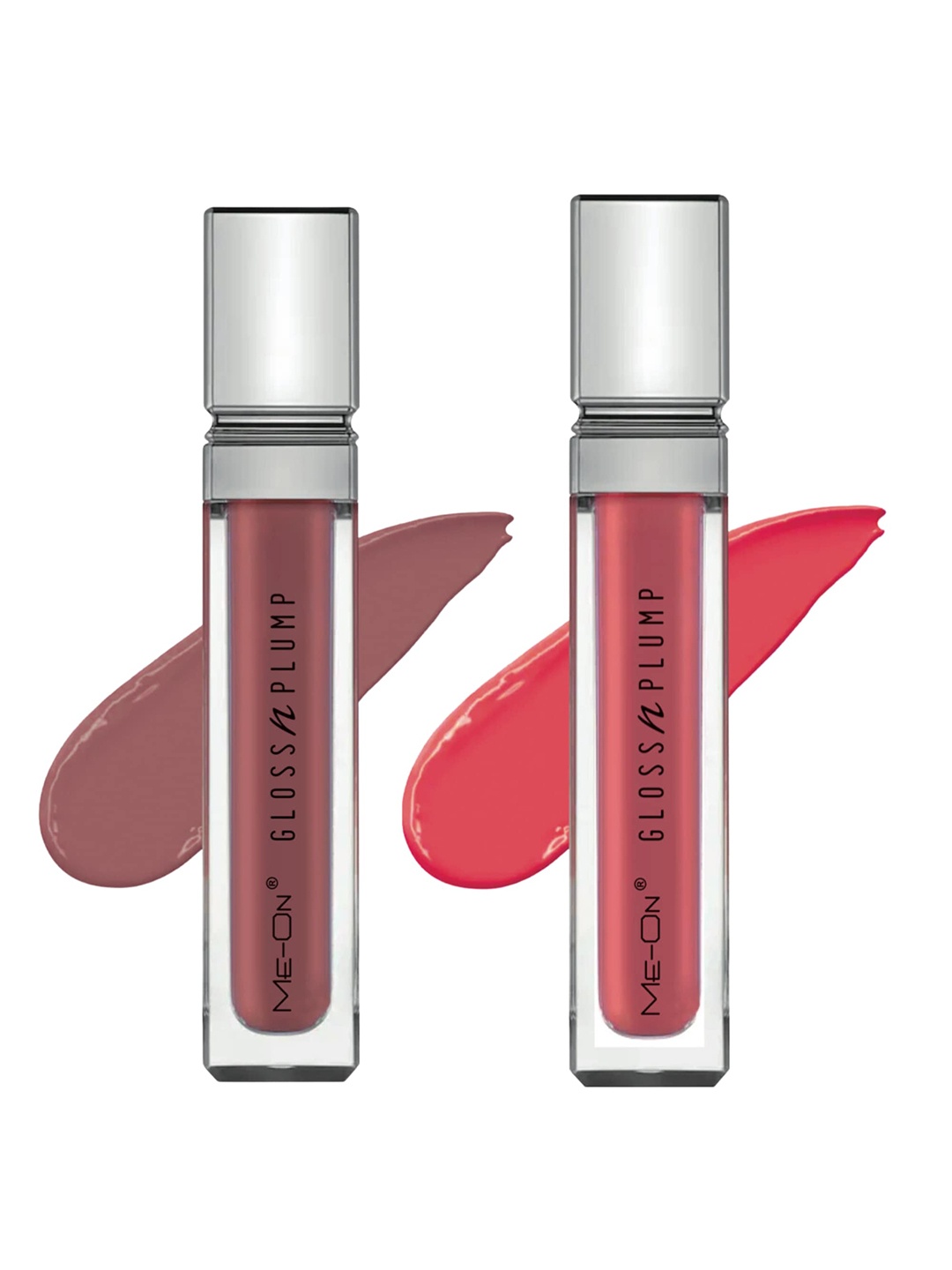 

ME-ON Gloss & Plump 2-Pcs Long Lasting Lip Gloss - 3ml Each - 07-10, Multi