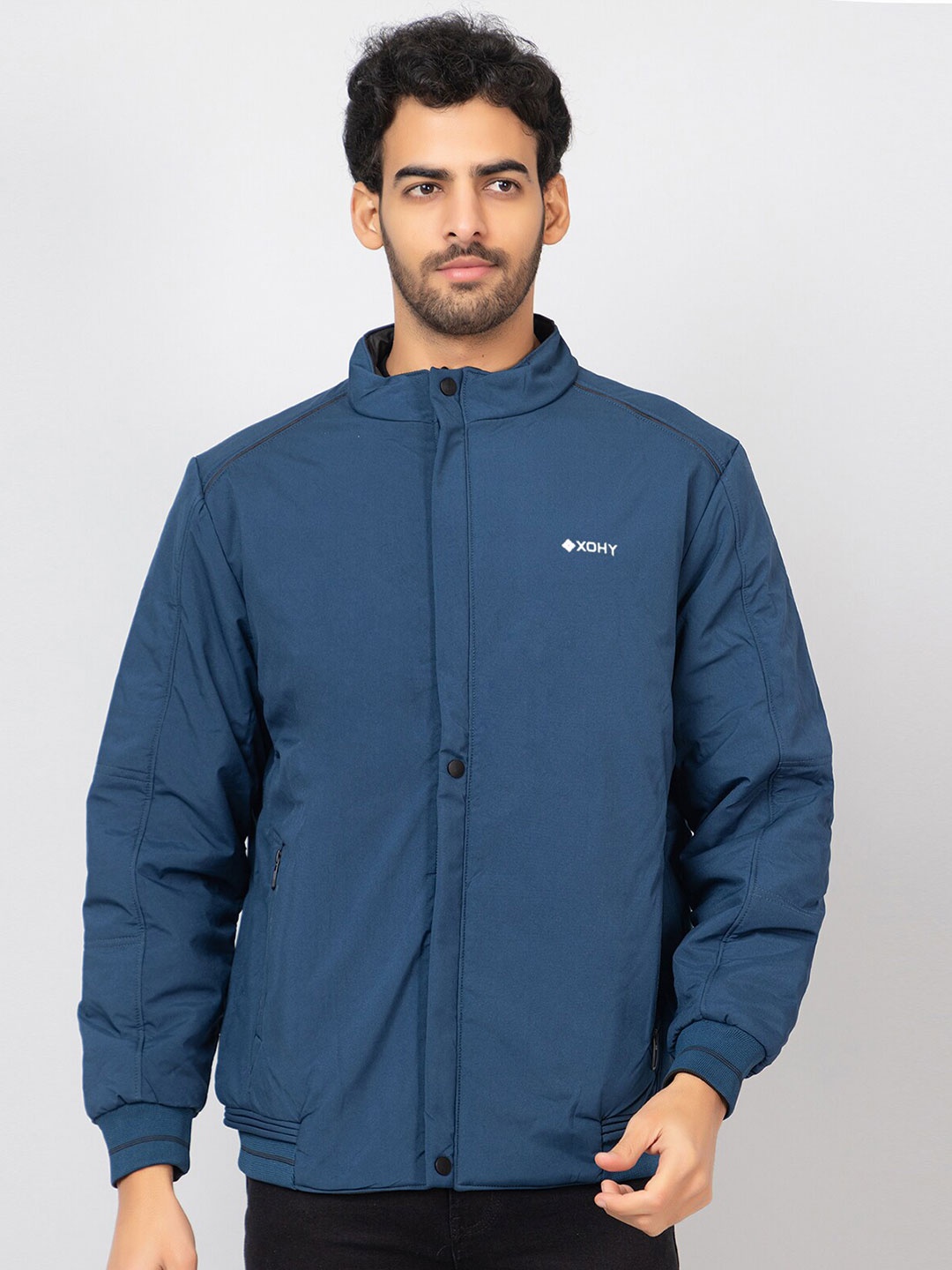 

Xohy Lightweight Bomber Jacket, Blue